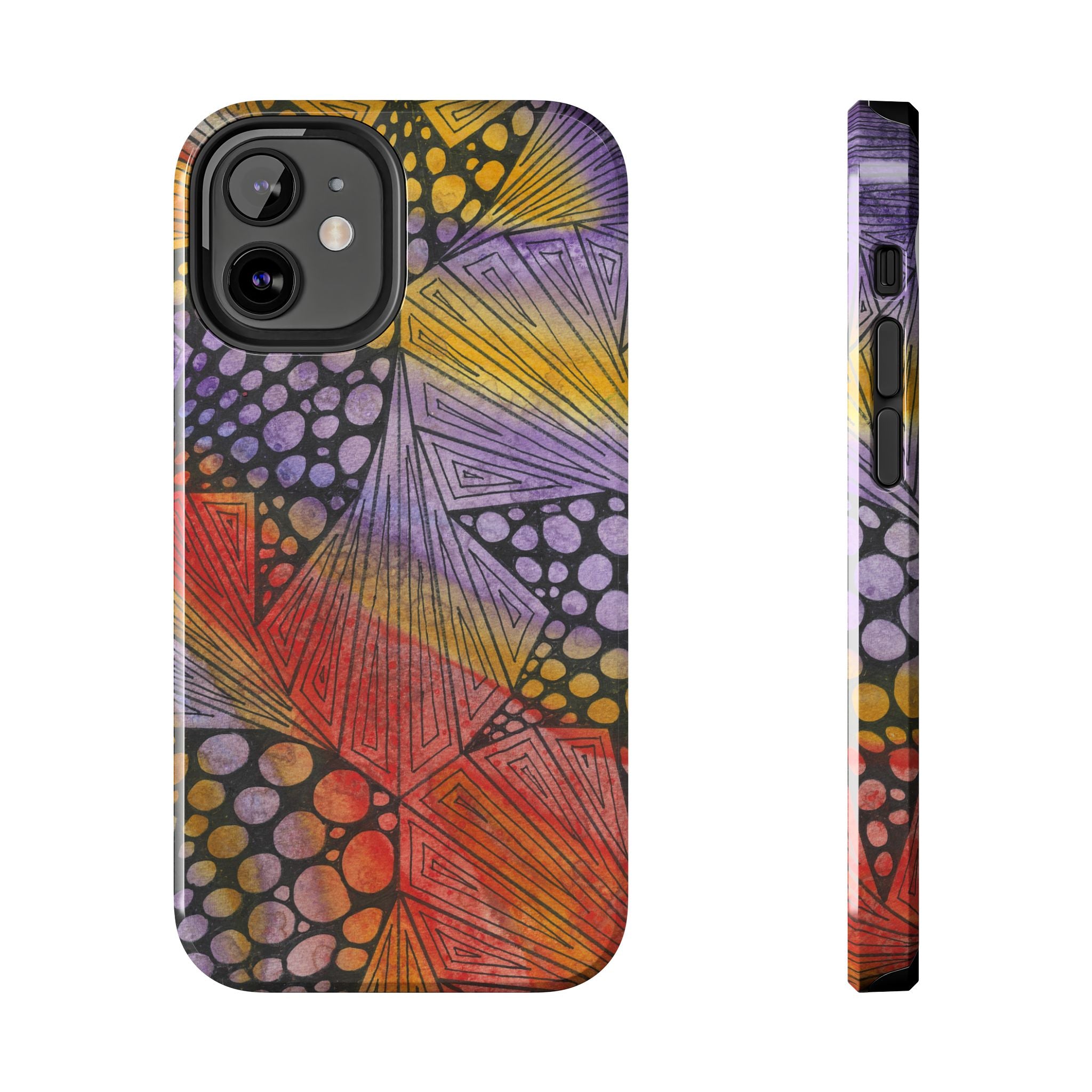 Tough Phone Case - All iPhones and Samsung Galaxys - Exciting Abstract Design #82 Fighting Delusions