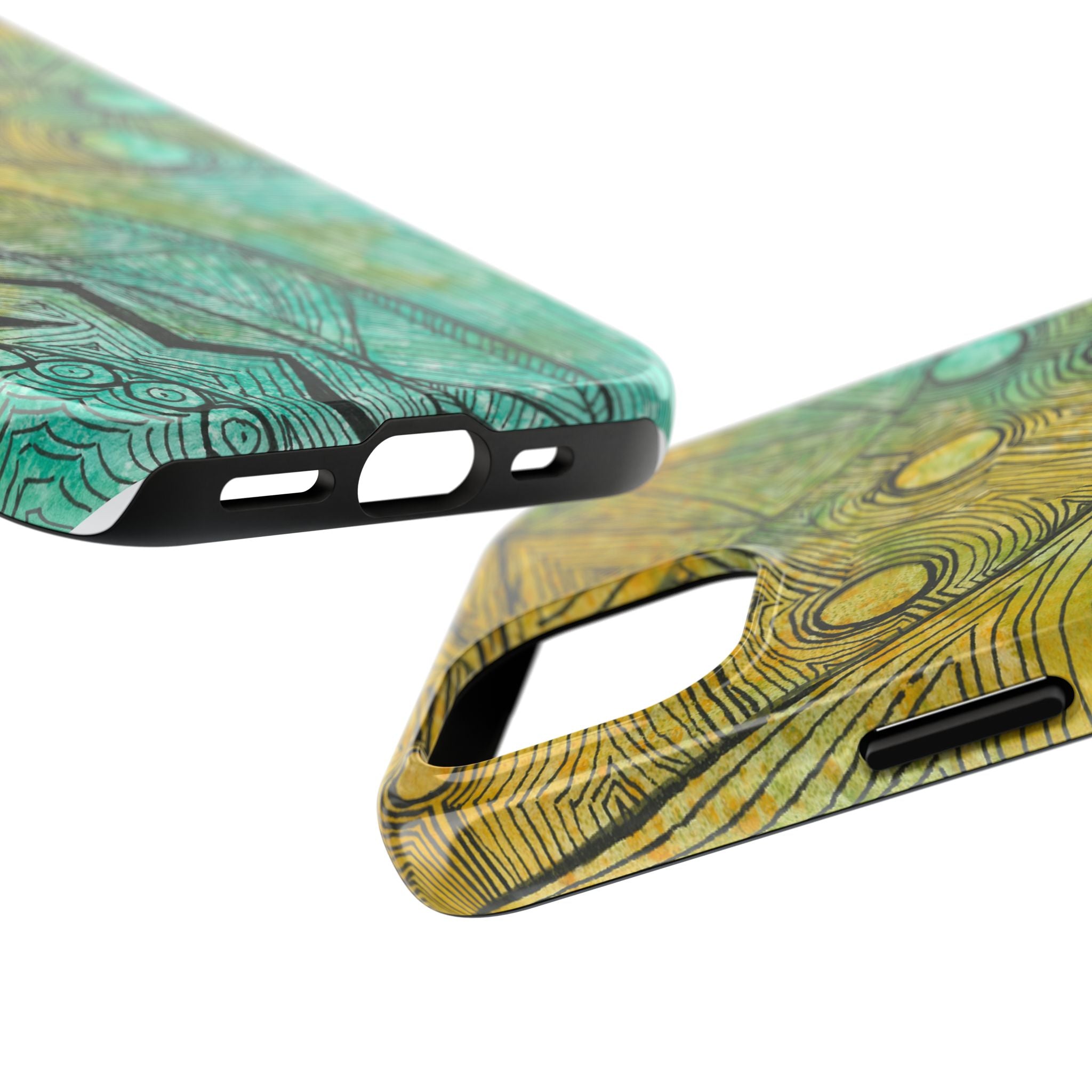 Tough Phone Case - All iPhones and Samsung Galaxys - Exciting Abstract Design #27 Come What May