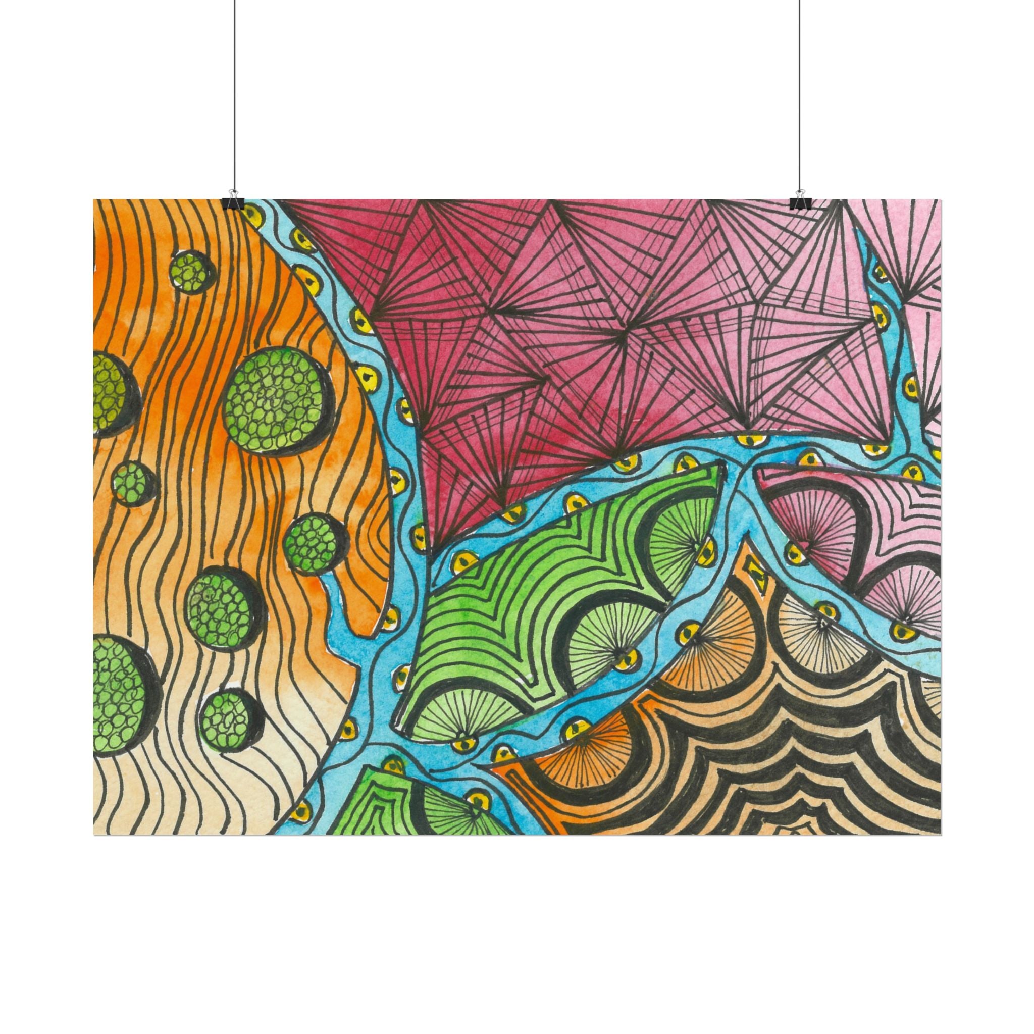 Large Colourful Wall Art, Posters & Prints, For Office, Bedroom or Living Room, or Special Gift #11 Today's The Day