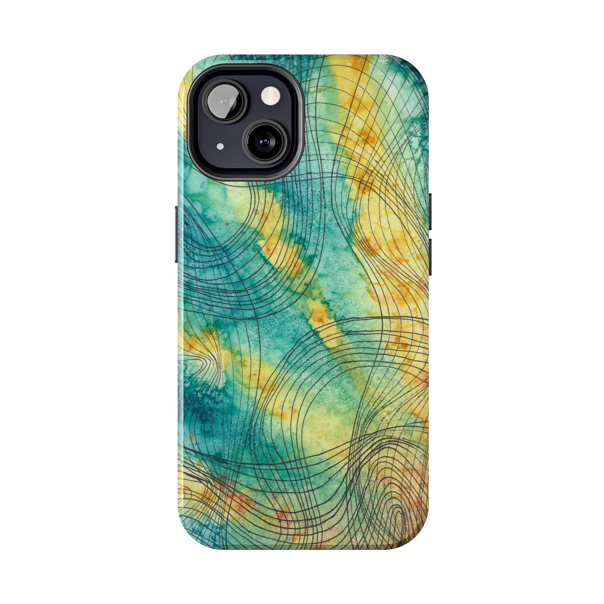 Tough Phone Case - All iPhones and Samsung Galaxys - Exciting Abstract Design #81 The Only Way Is Up