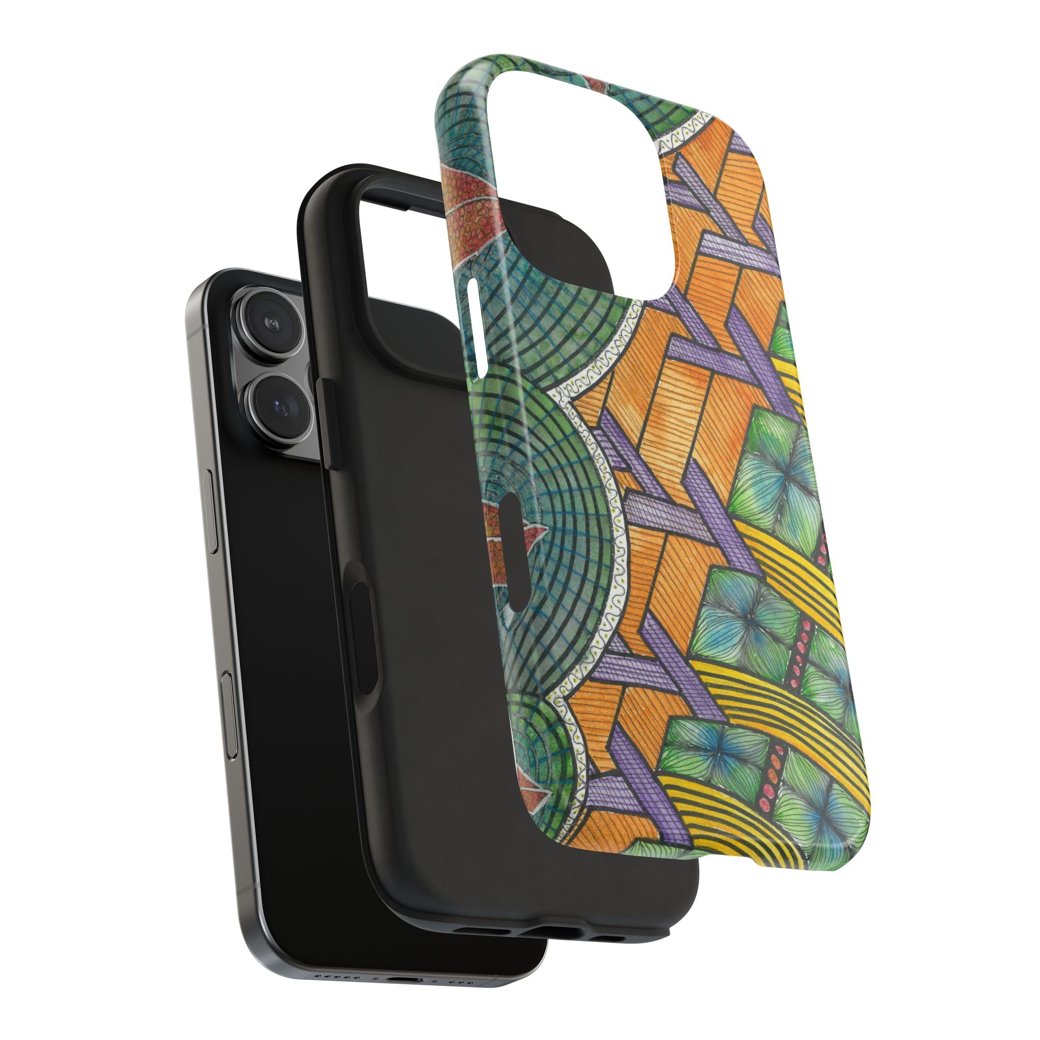Tough Phone Case - All iPhones and Samsung Galaxys - Exciting Abstract Design #31 T'Eye Land