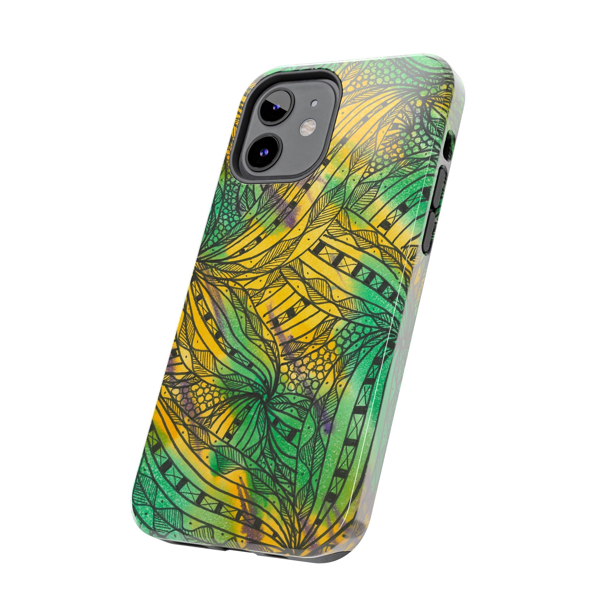 Tough Phone Case - All iPhones and Samsung Galaxys - Exciting Abstract Design #37 Shubbery!