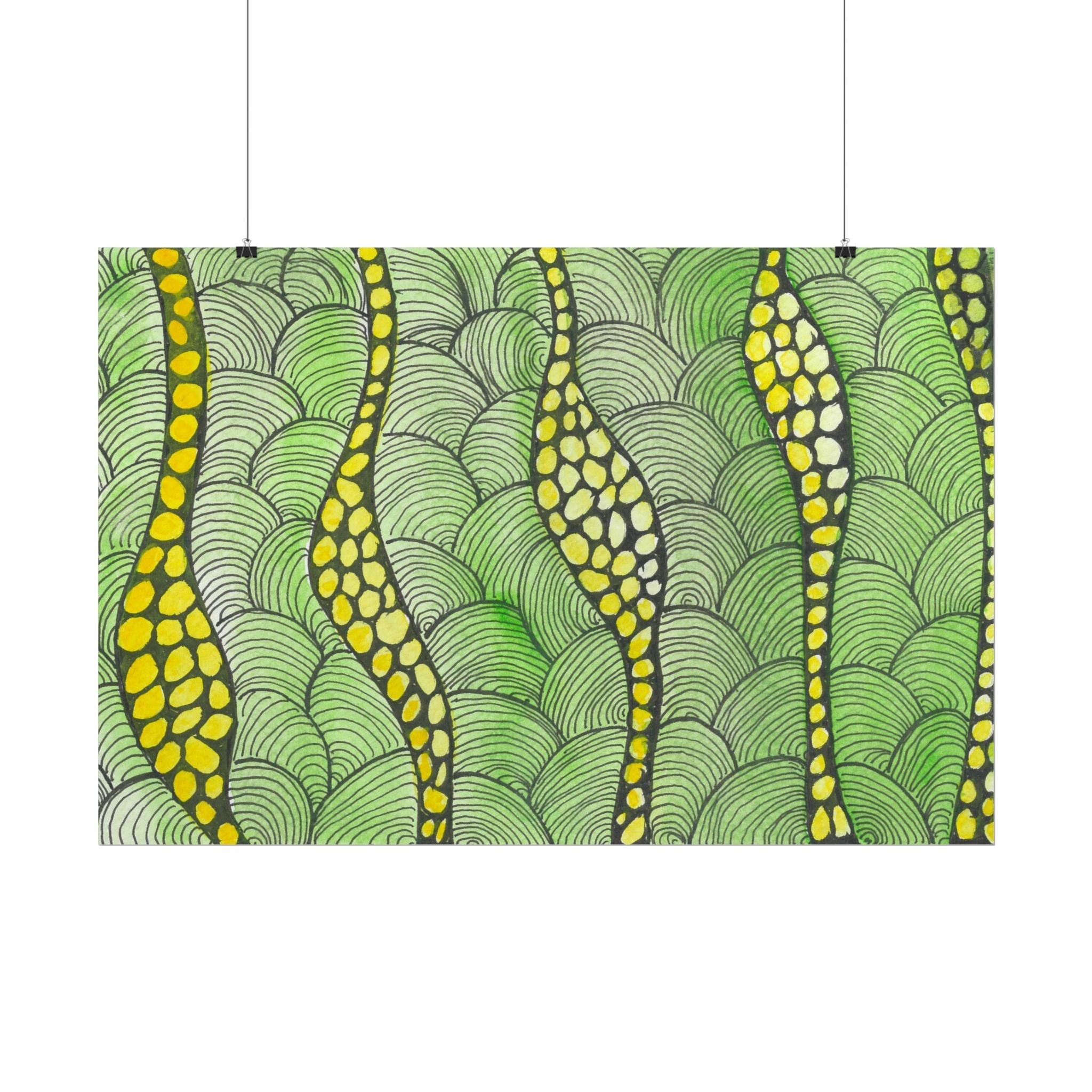 Large Colourful Wall Art, Posters & Prints, For Office, Bedroom or Living Room, or Special Gift #13 Watcha Thinking