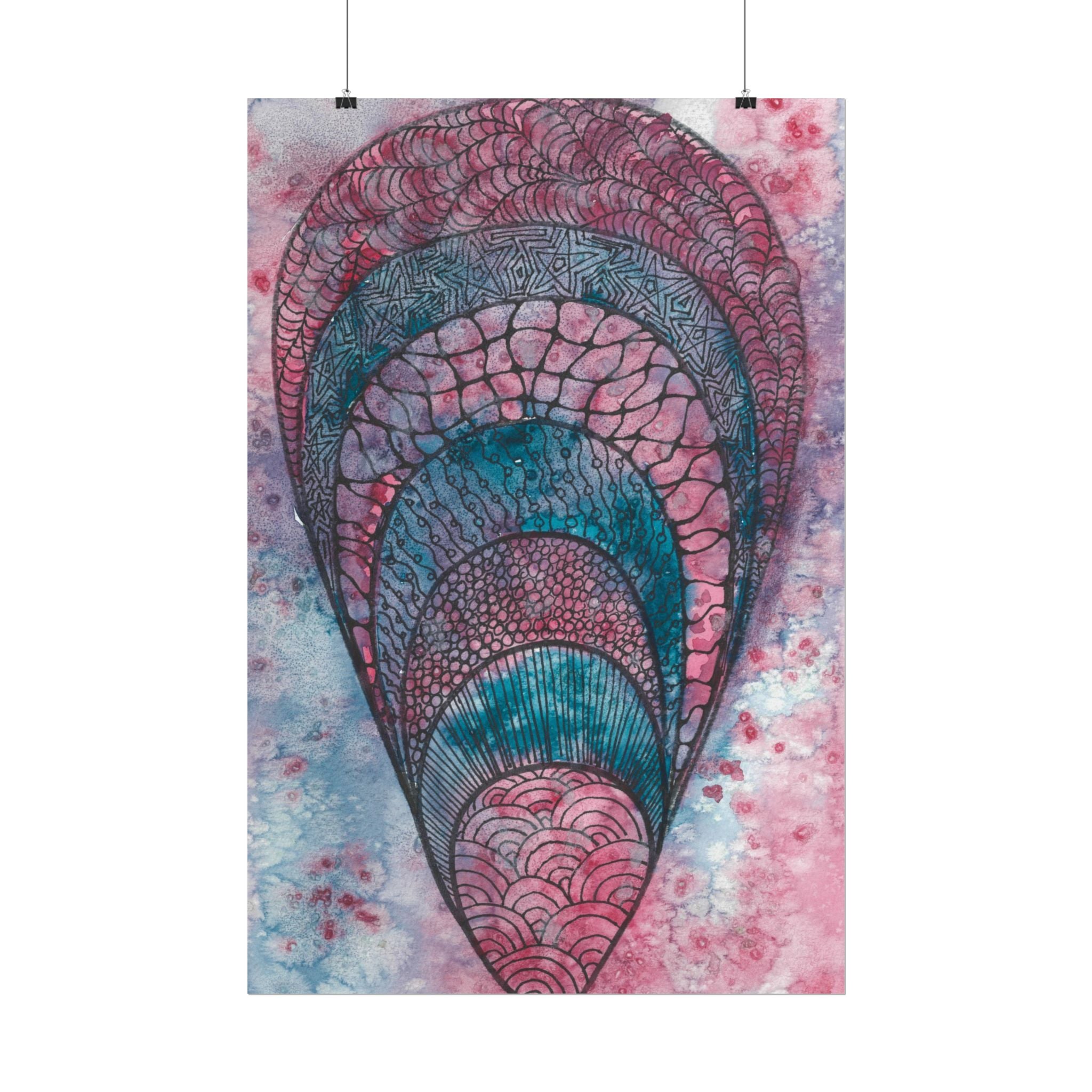 Large Colourful Wall Art, Posters & Prints, For Office, Bedroom or Living Room, or Special Gift #92 The Goddess Lives