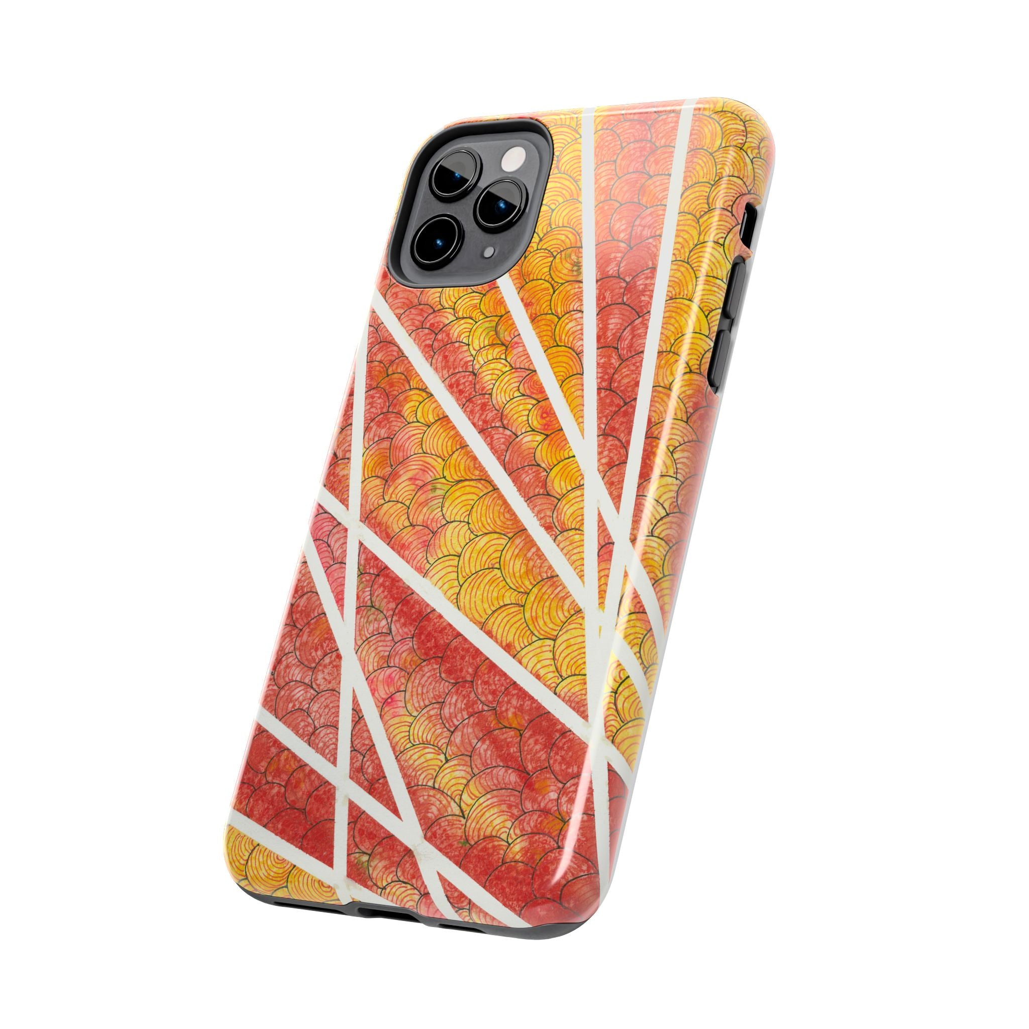 Tough Phone Case - All iPhones and Samsung Galaxys - Exciting Abstract Design #67 Max Mimosa