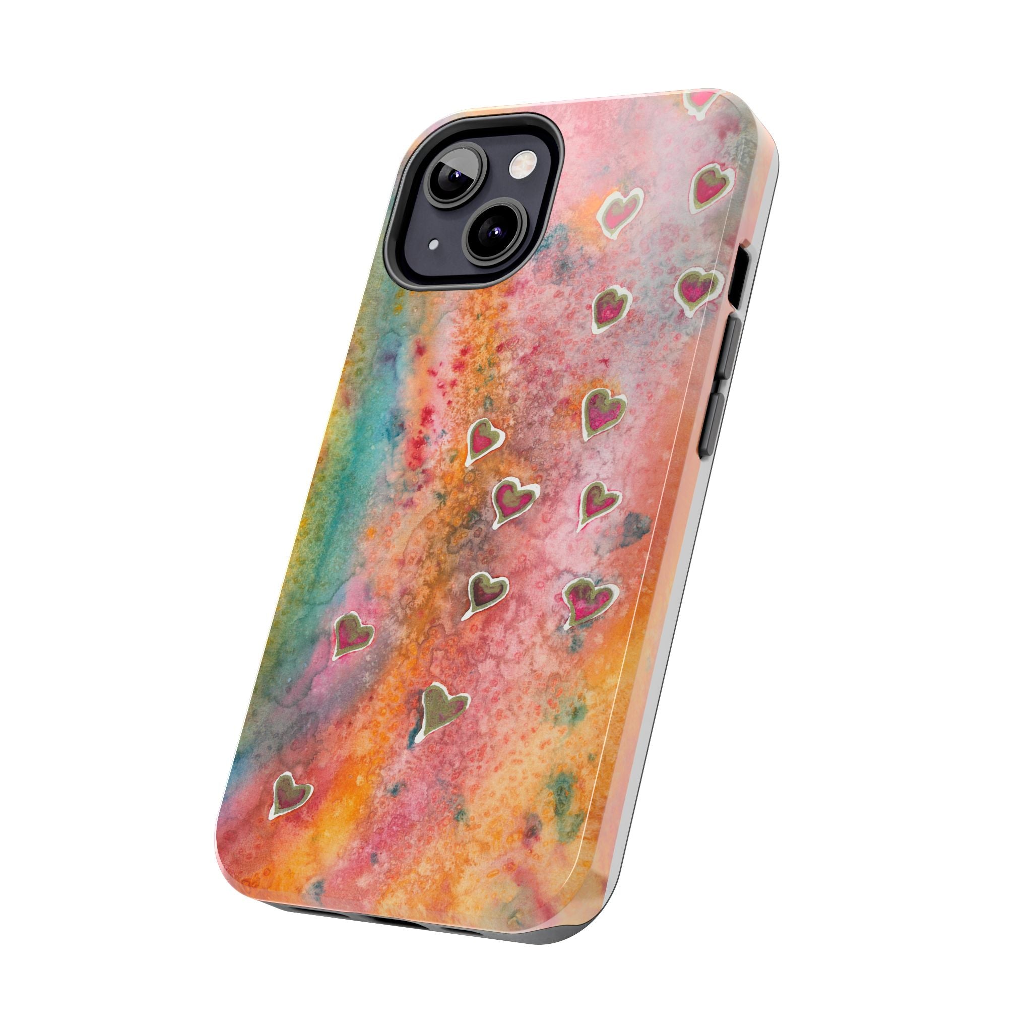 Tough Phone Case - All iPhones and Samsung Galaxys - Exciting Abstract Design #96 Love, Friendship, integrity