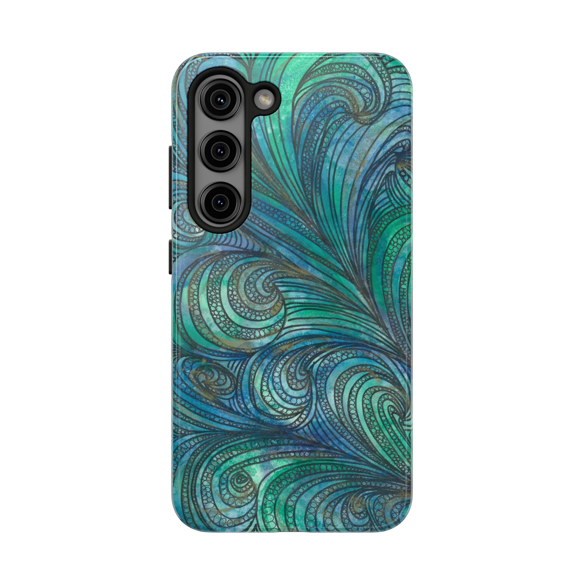 Tough Phone Case - All iPhones and Samsung Galaxys - Exciting Abstract Design #71 Call Of The Sea