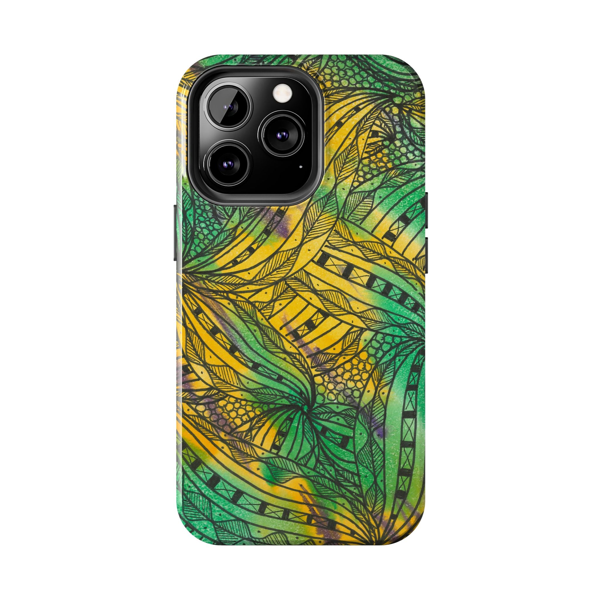 Tough Phone Case - All iPhones and Samsung Galaxys - Exciting Abstract Design #37 Shubbery!