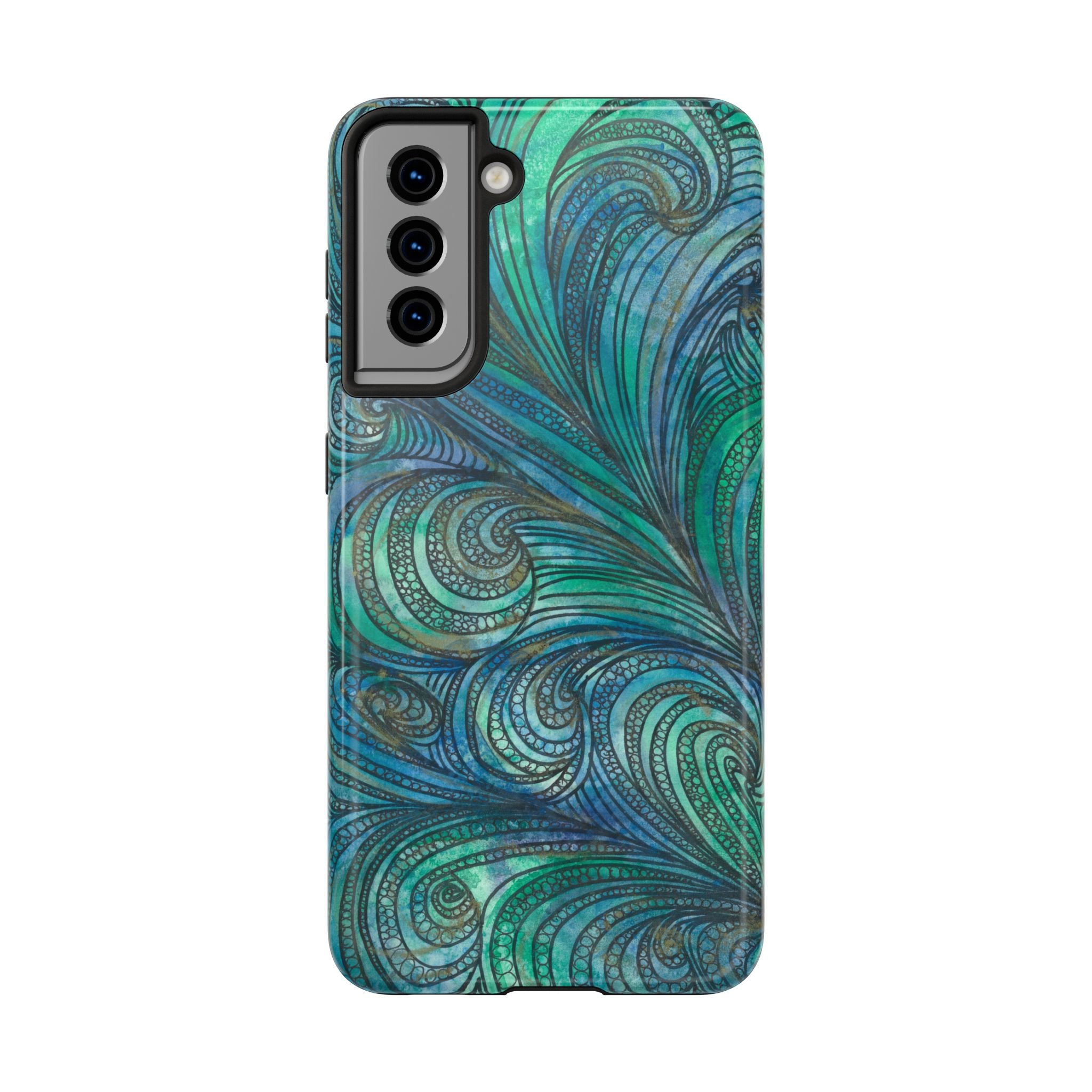 Tough Phone Case - All iPhones and Samsung Galaxys - Exciting Abstract Design #71 Call Of The Sea