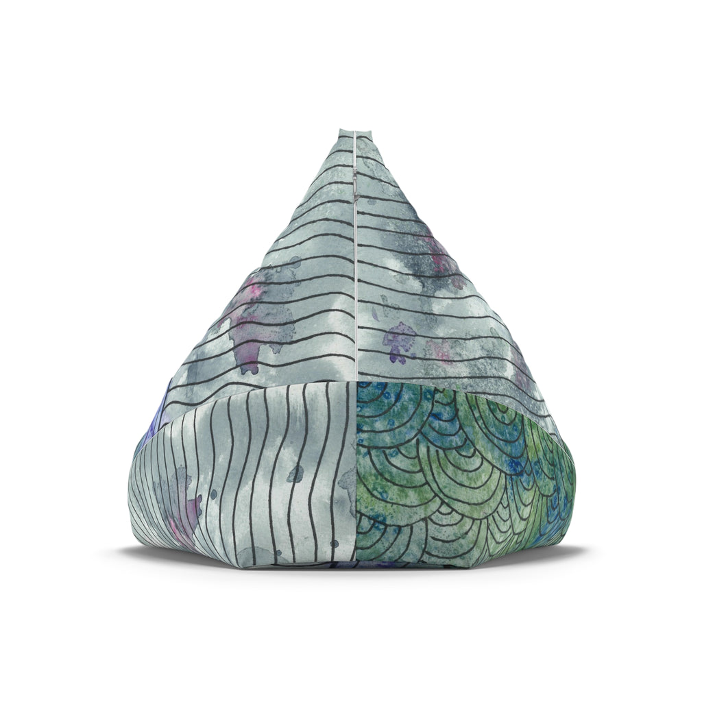 Bean Bag Chair Covers For Indoor & Outdoor - 2 Sizes - Exciting Abstract Design #90 Rtanj Pyramid
