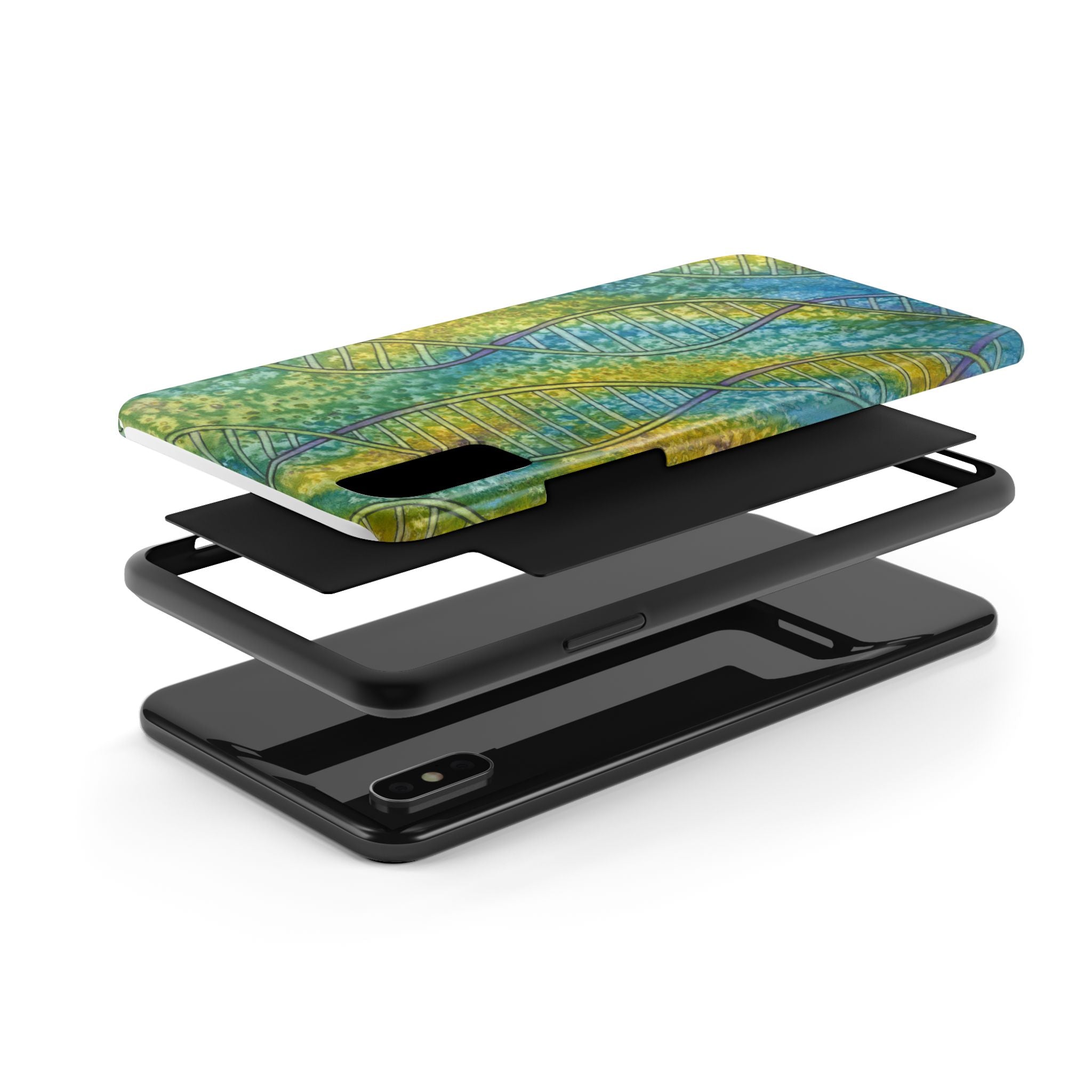 Tough Phone Case - All iPhones and Samsung Galaxys - Exciting Abstract Design #99 Crop of DNA