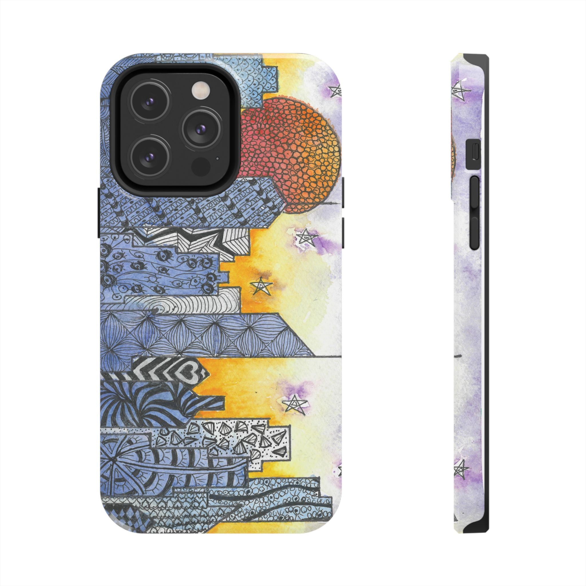 Tough Phone Case - All iPhones and Samsung Galaxys - Exciting Abstract Design #5 In The Shadows