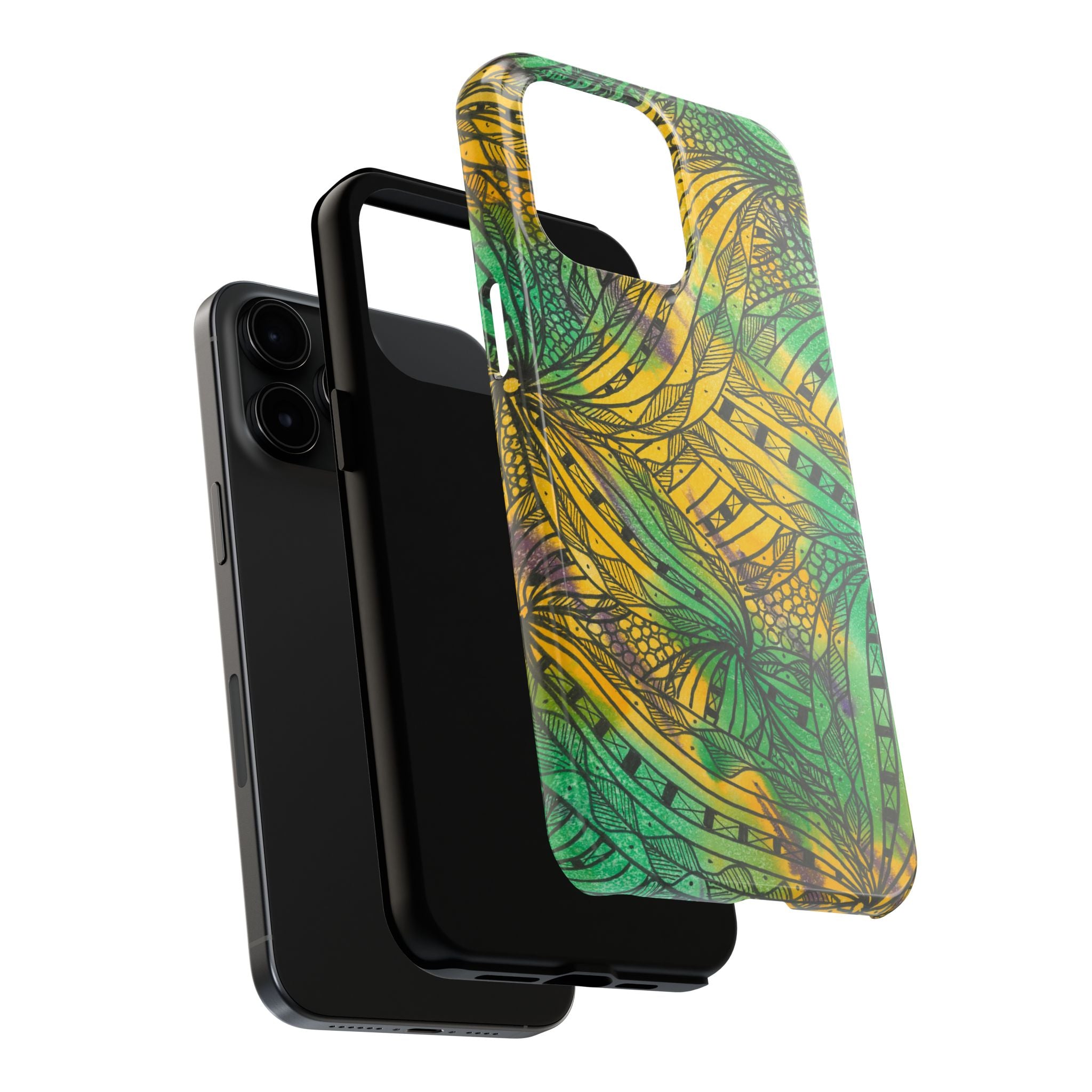 Tough Phone Case - All iPhones and Samsung Galaxys - Exciting Abstract Design #37 Shubbery!