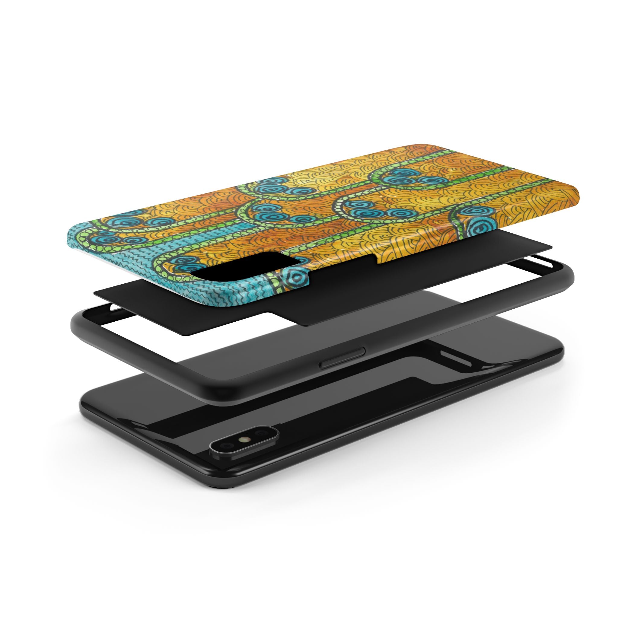 Tough Phone Case - All iPhones and Samsung Galaxys - Exciting Abstract Design #87 Belgrade Impressions - Serbia