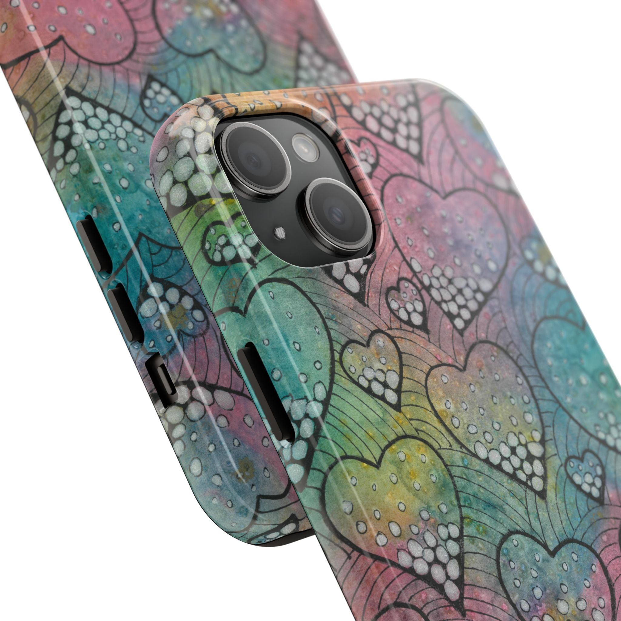 Tough Phone Case - All iPhones and Samsung Galaxys - Exciting Abstract Design #97 What's Love Got To Do With It