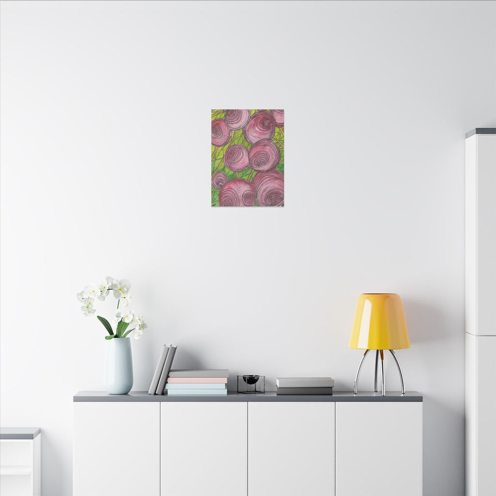 Large Colourful Wall Art, Canvas Prints, For Office, Bedroom or Living Room, or Special Gift #9 Spaced Blossoms