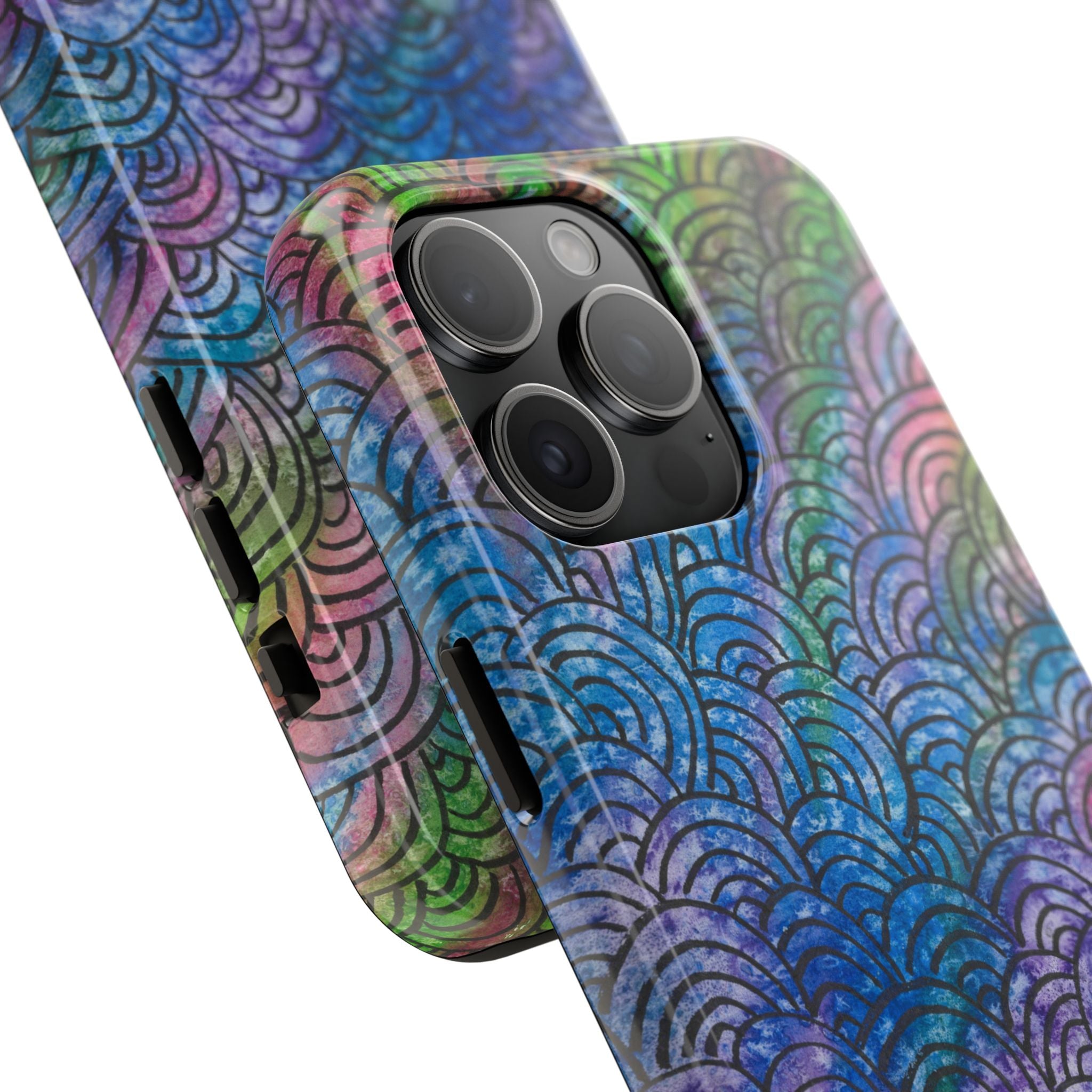 Tough Phone Case - All iPhones and Samsung Galaxys - Exciting Abstract Design #84 Ah! The Past