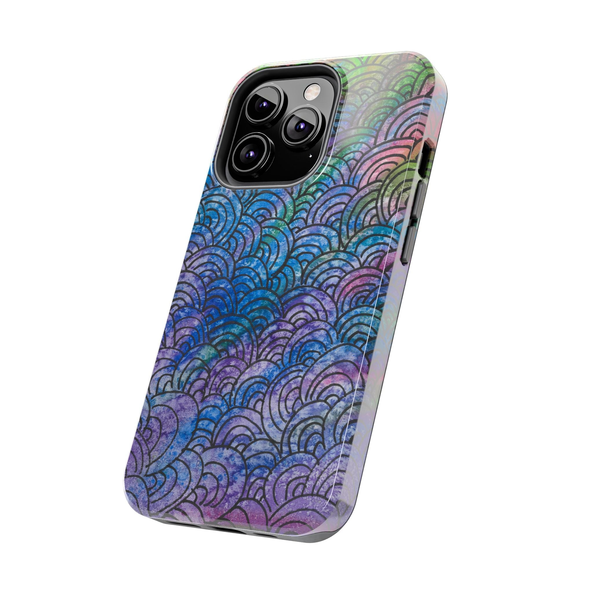 Tough Phone Case - All iPhones and Samsung Galaxys - Exciting Abstract Design #84 Ah! The Past