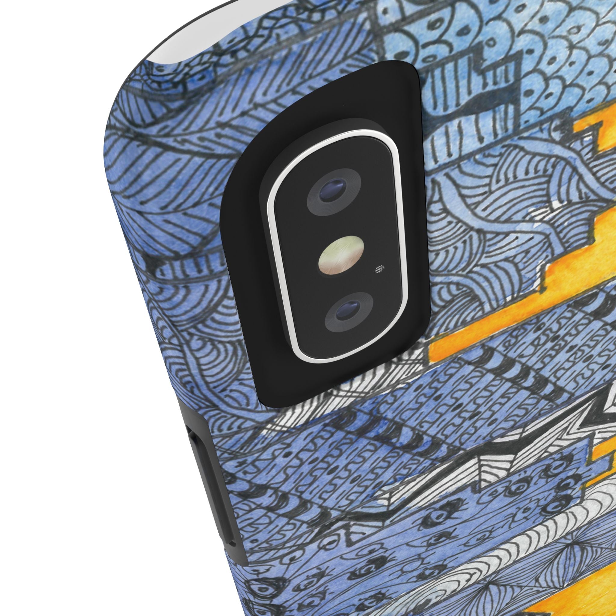 Tough Phone Case - All iPhones and Samsung Galaxys - Exciting Abstract Design #5 In The Shadows