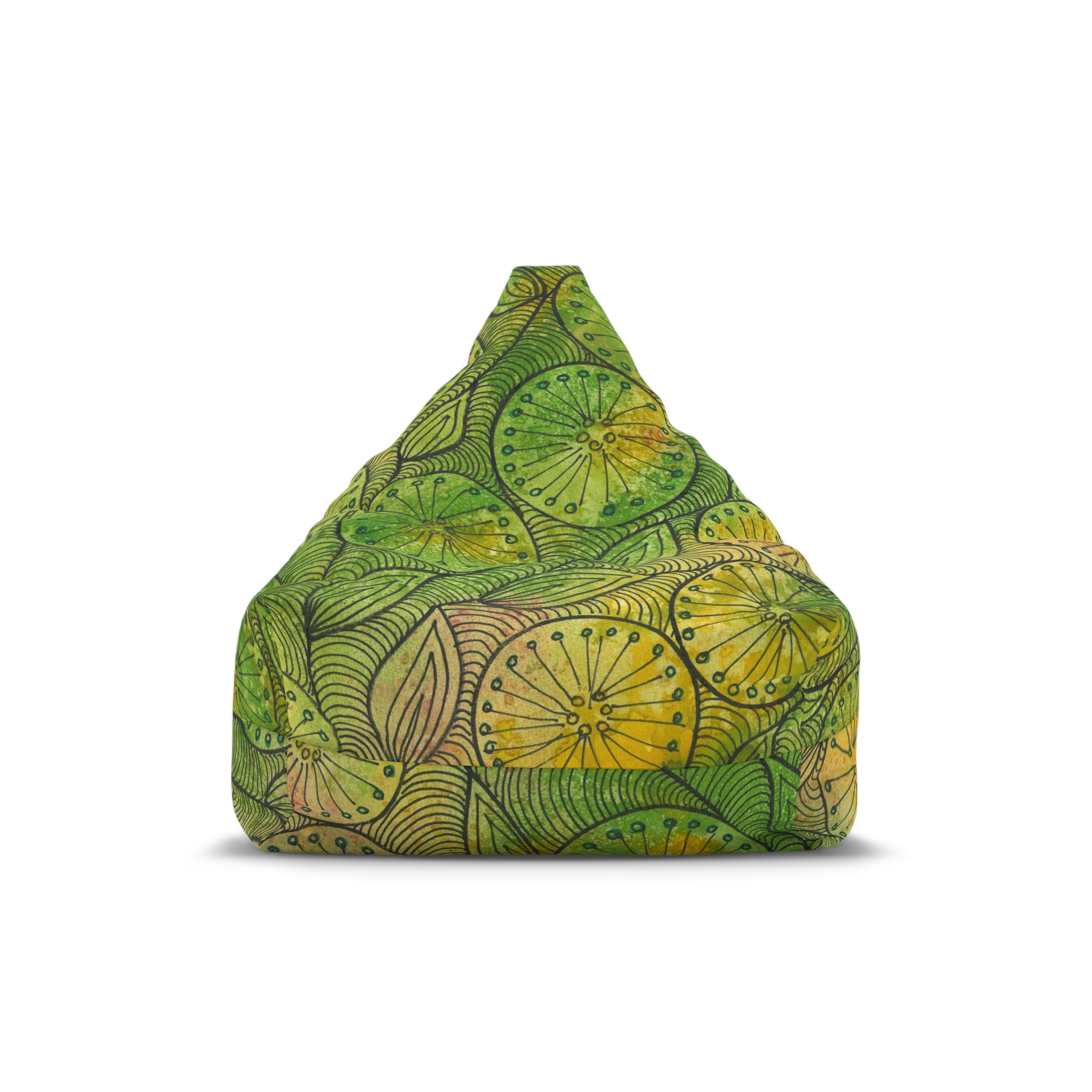 Bean Bag Chair Covers For Indoor & Outdoor - 2 Sizes - Exciting Abstract Design #63 Margarita Mondays