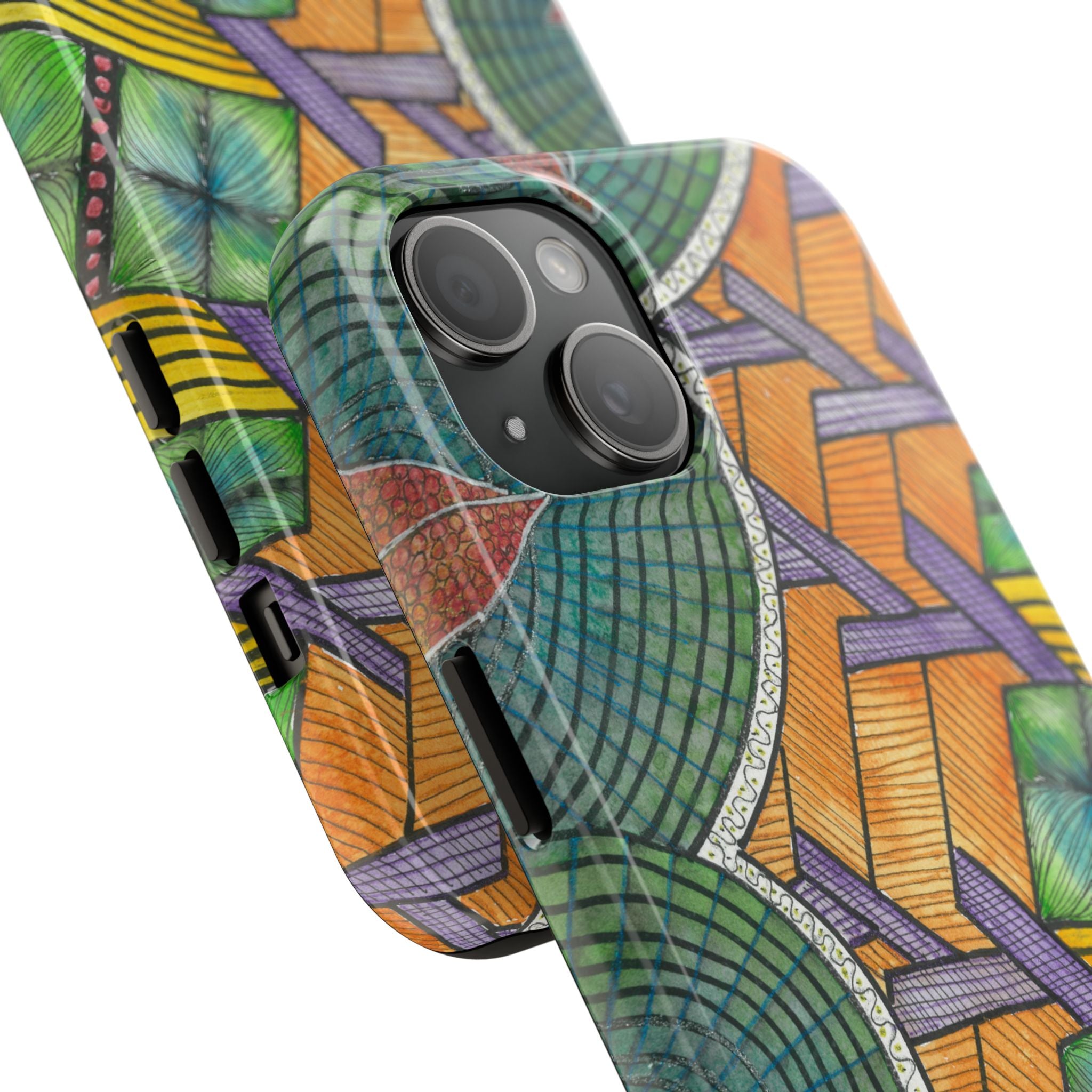 Tough Phone Case - All iPhones and Samsung Galaxys - Exciting Abstract Design #31 T'Eye Land