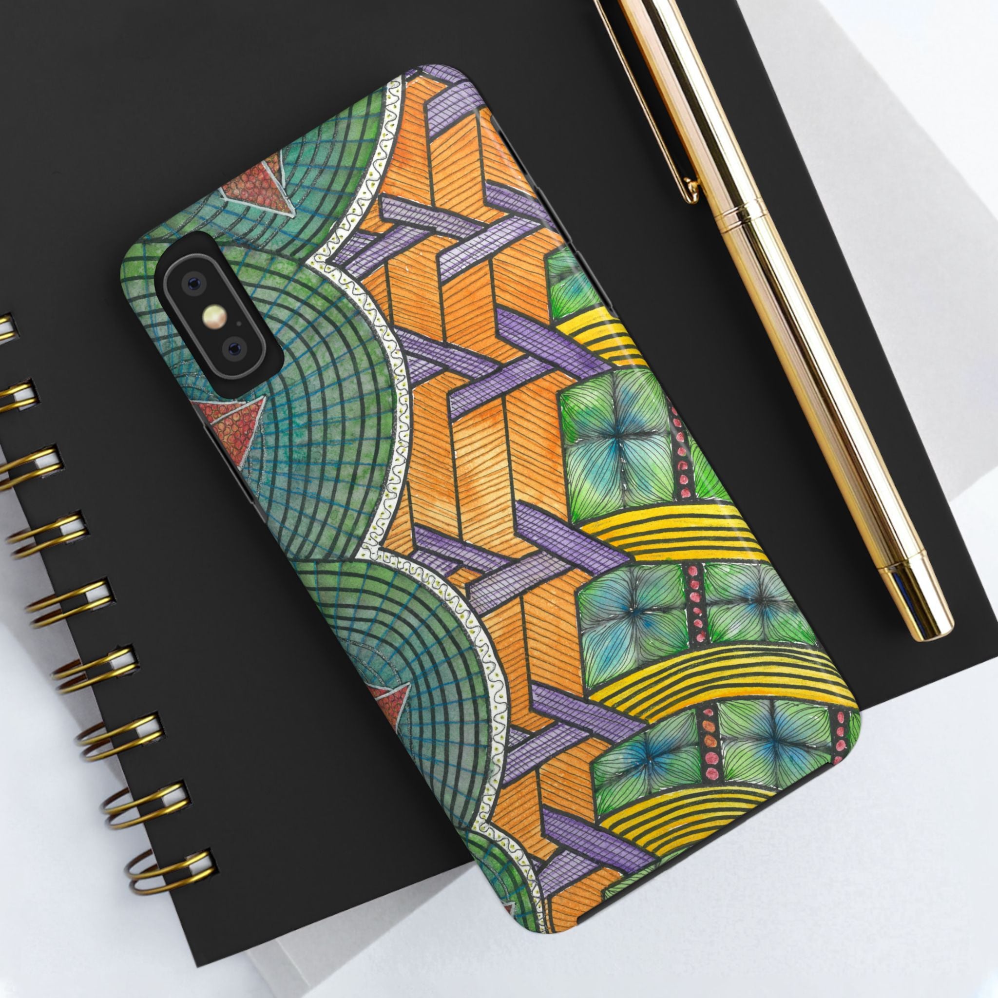 Tough Phone Case - All iPhones and Samsung Galaxys - Exciting Abstract Design #31 T'Eye Land