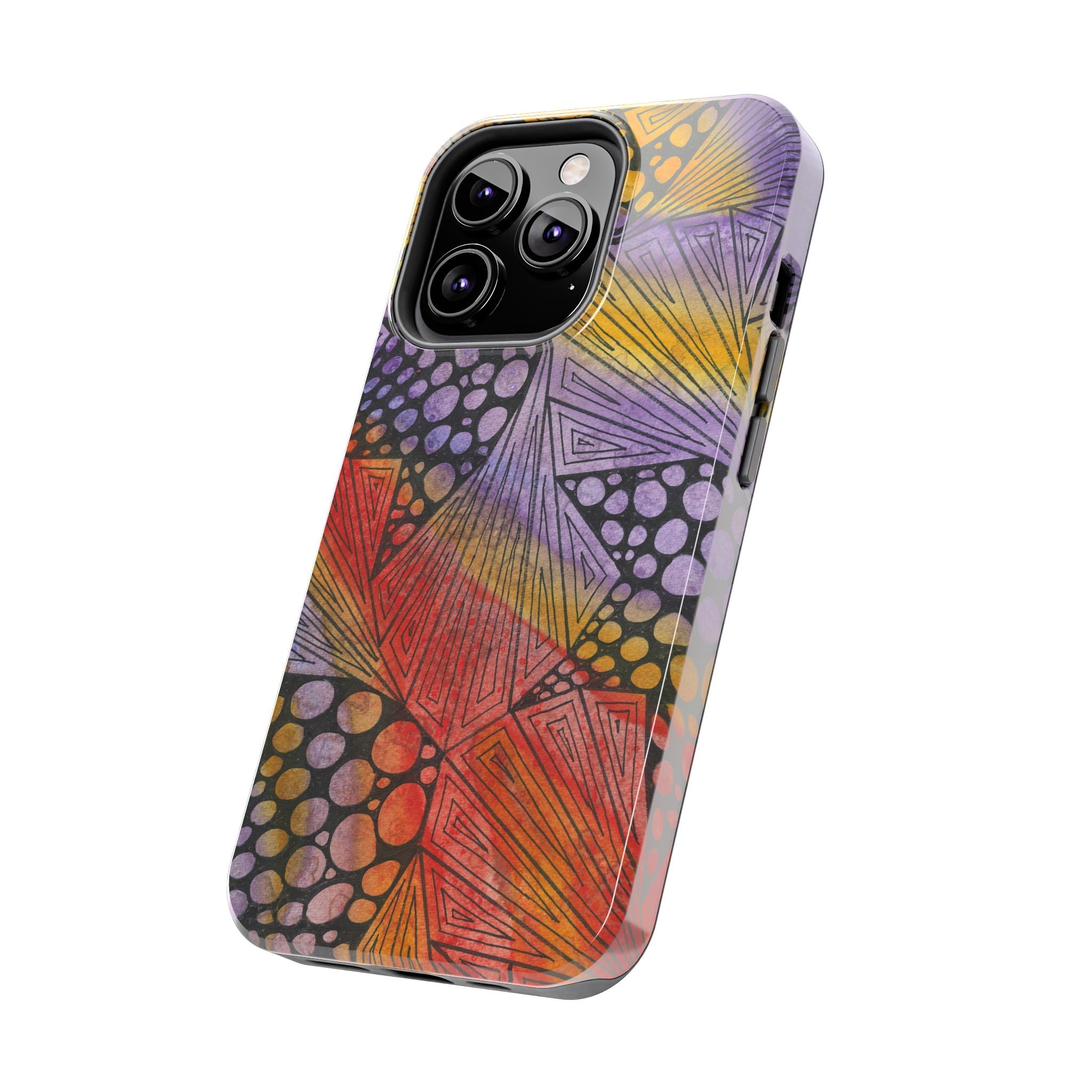 Tough Phone Case - All iPhones and Samsung Galaxys - Exciting Abstract Design #82 Fighting Delusions
