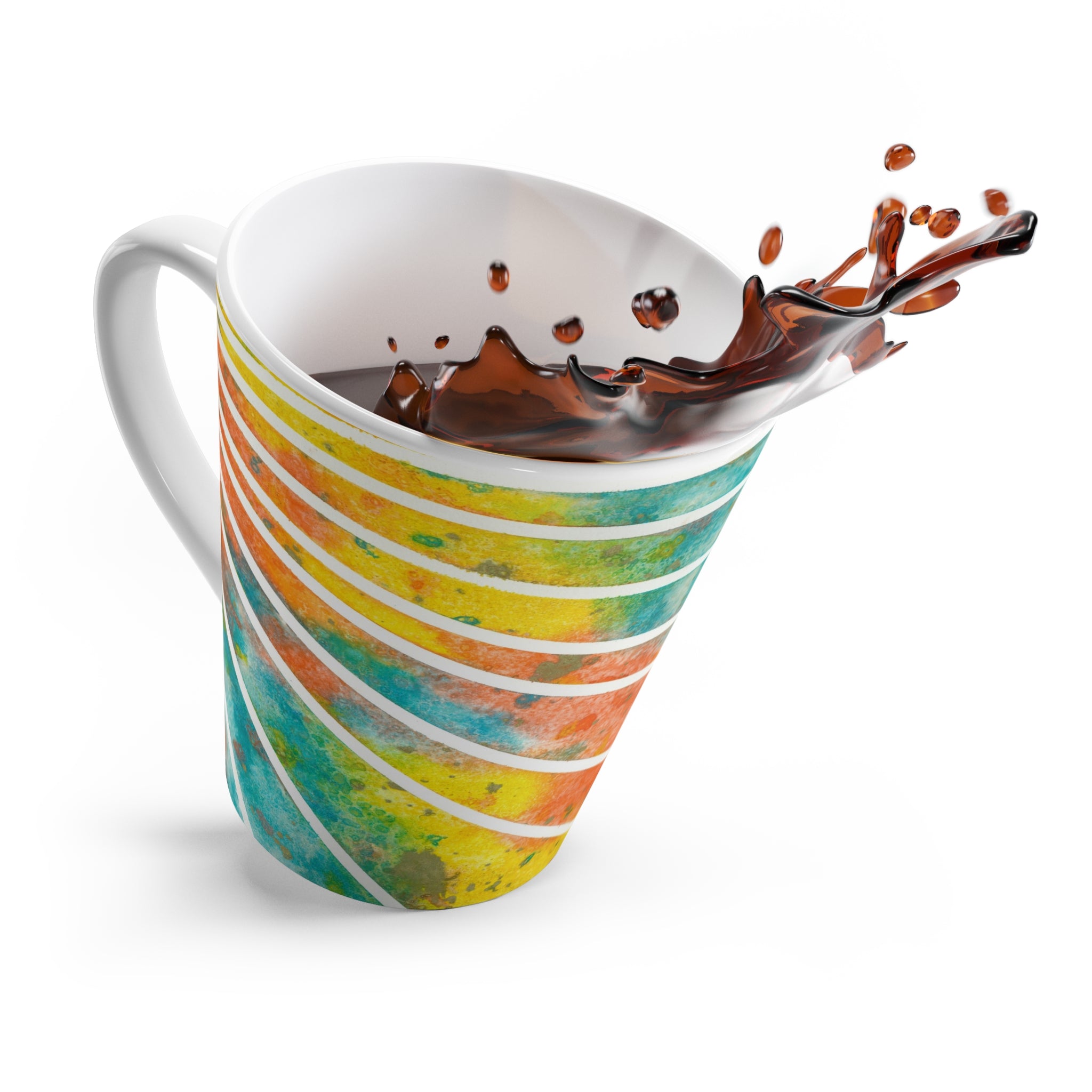 Coffee Mugs and Cups. Colourful Abstract Designs. Perfect for Home, Office or Special Gift #101 Your Energy Radiates