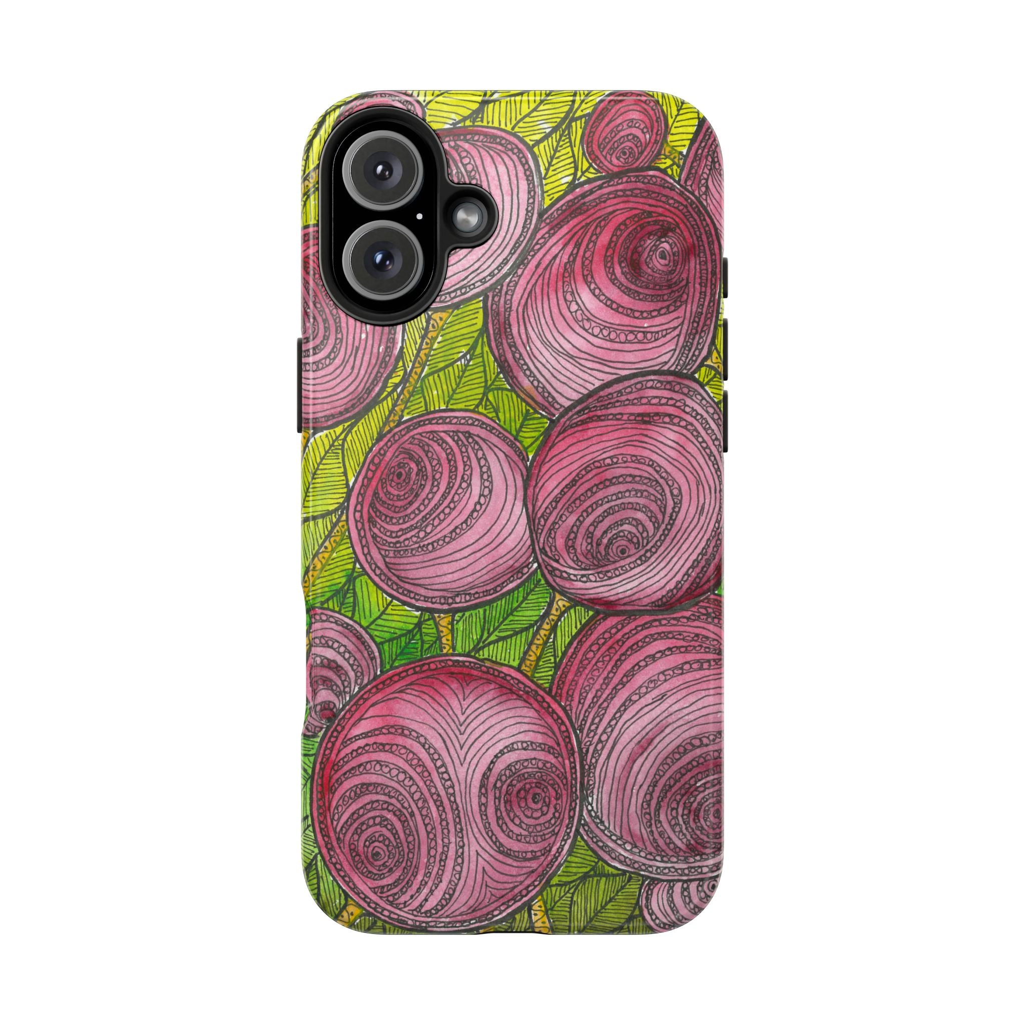 Tough Phone Case - All iPhones and Samsung Galaxys - Exciting Abstract Design #9 Spaced Blossoms