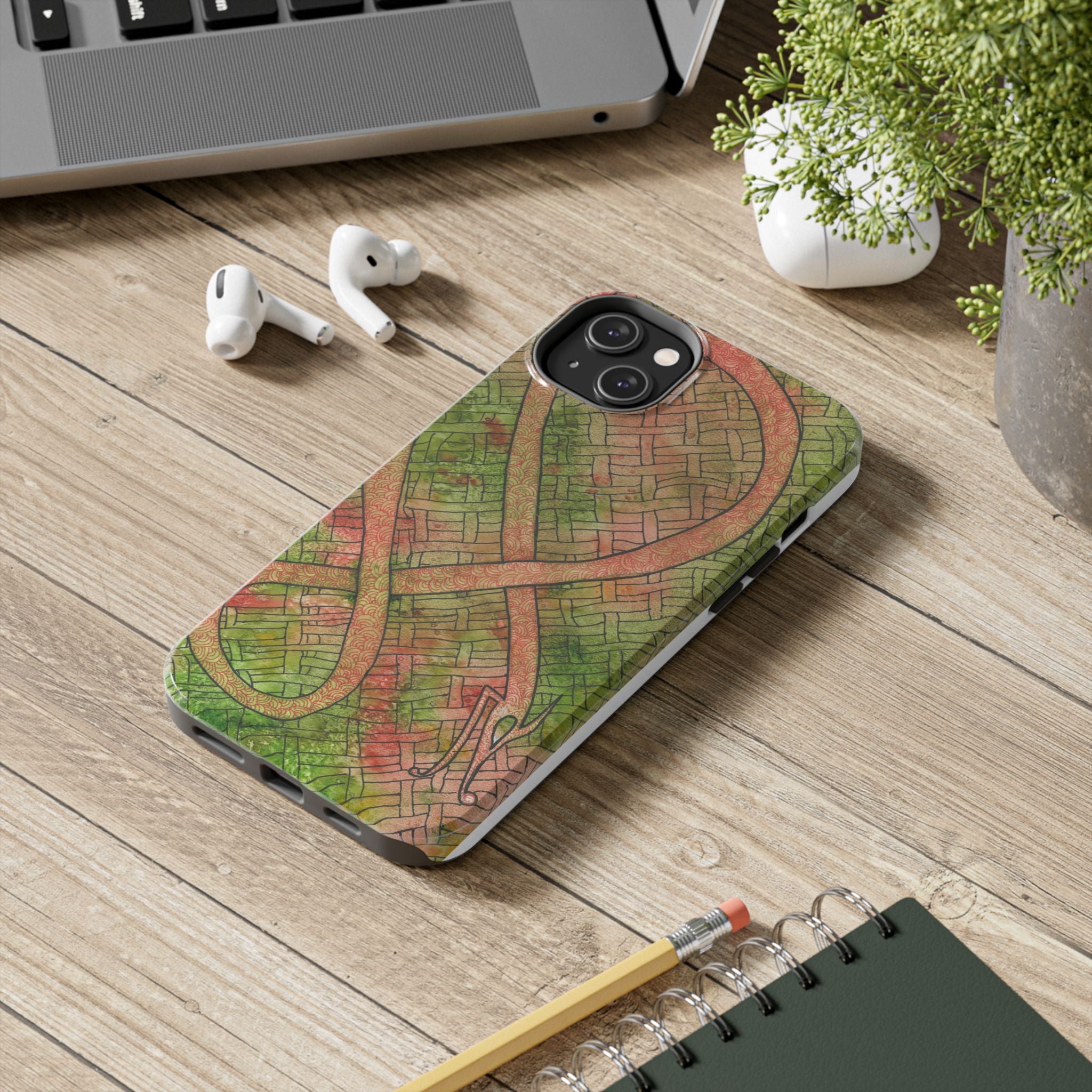 Tough Phone Case - All iPhones and Samsung Galaxys - Exciting Abstract Design #57 Celtic Flavours