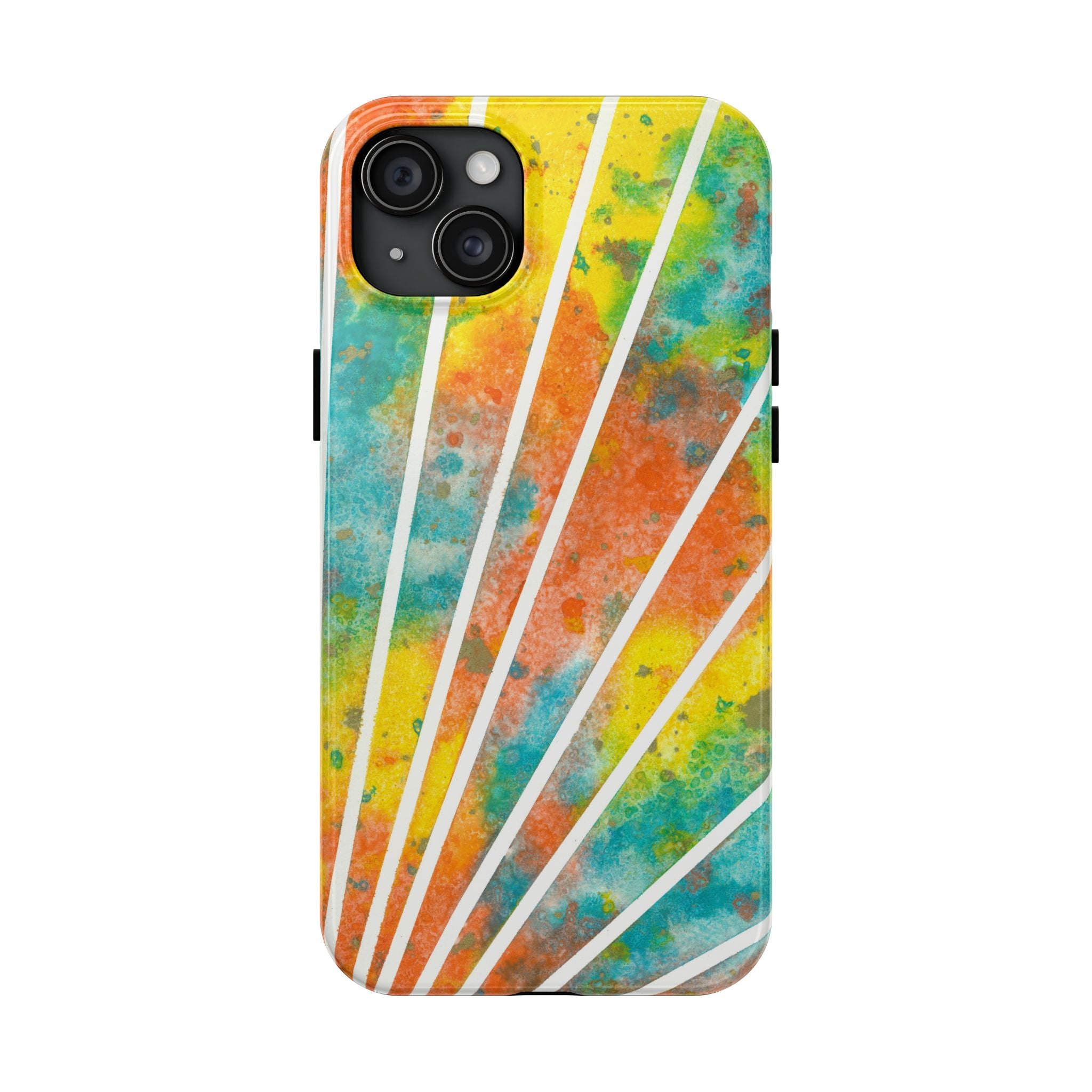 Tough Phone Case - All iPhones and Samsung Galaxys - Exciting Abstract Design #101 Your Energy Radiates