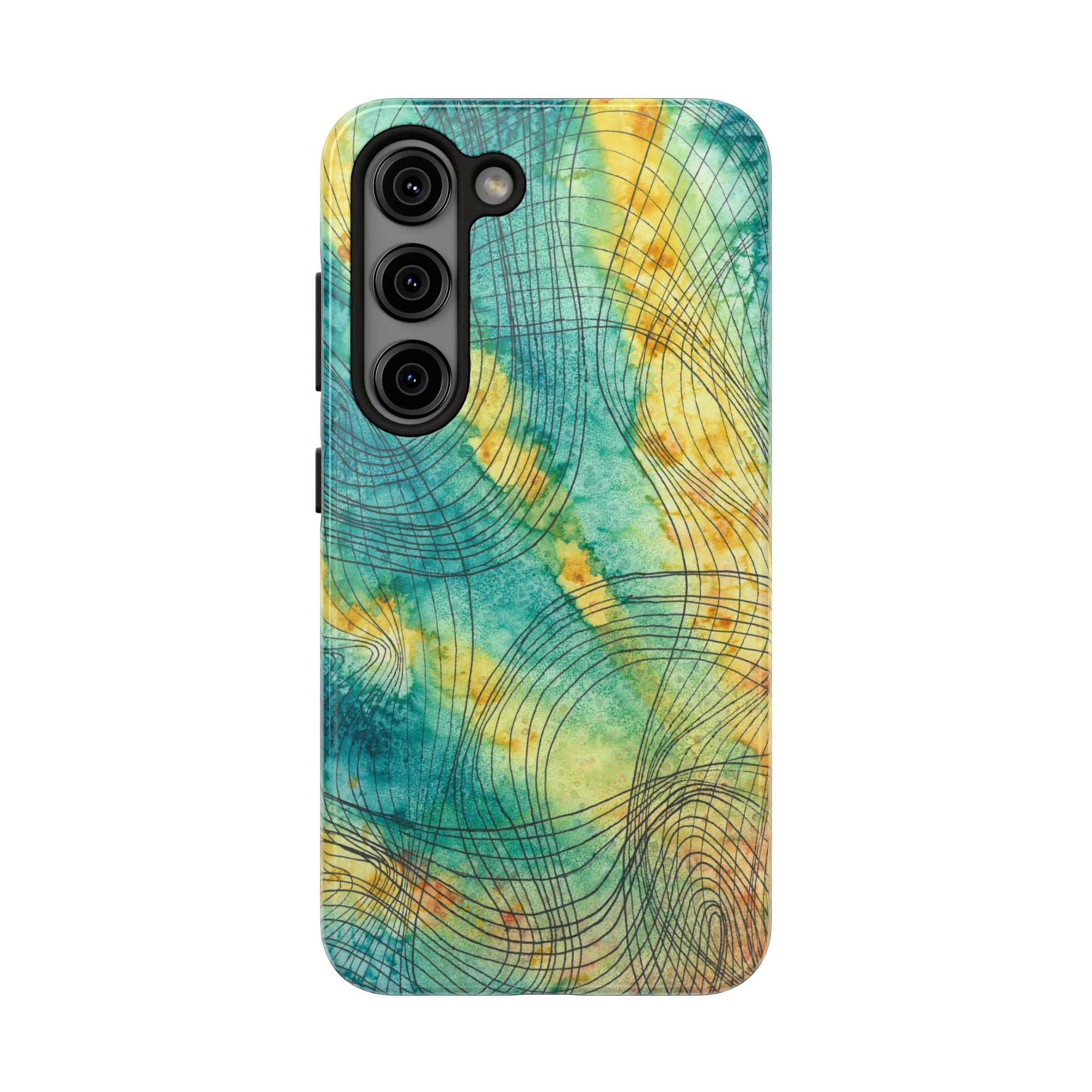 Tough Phone Case - All iPhones and Samsung Galaxys - Exciting Abstract Design #81 The Only Way Is Up