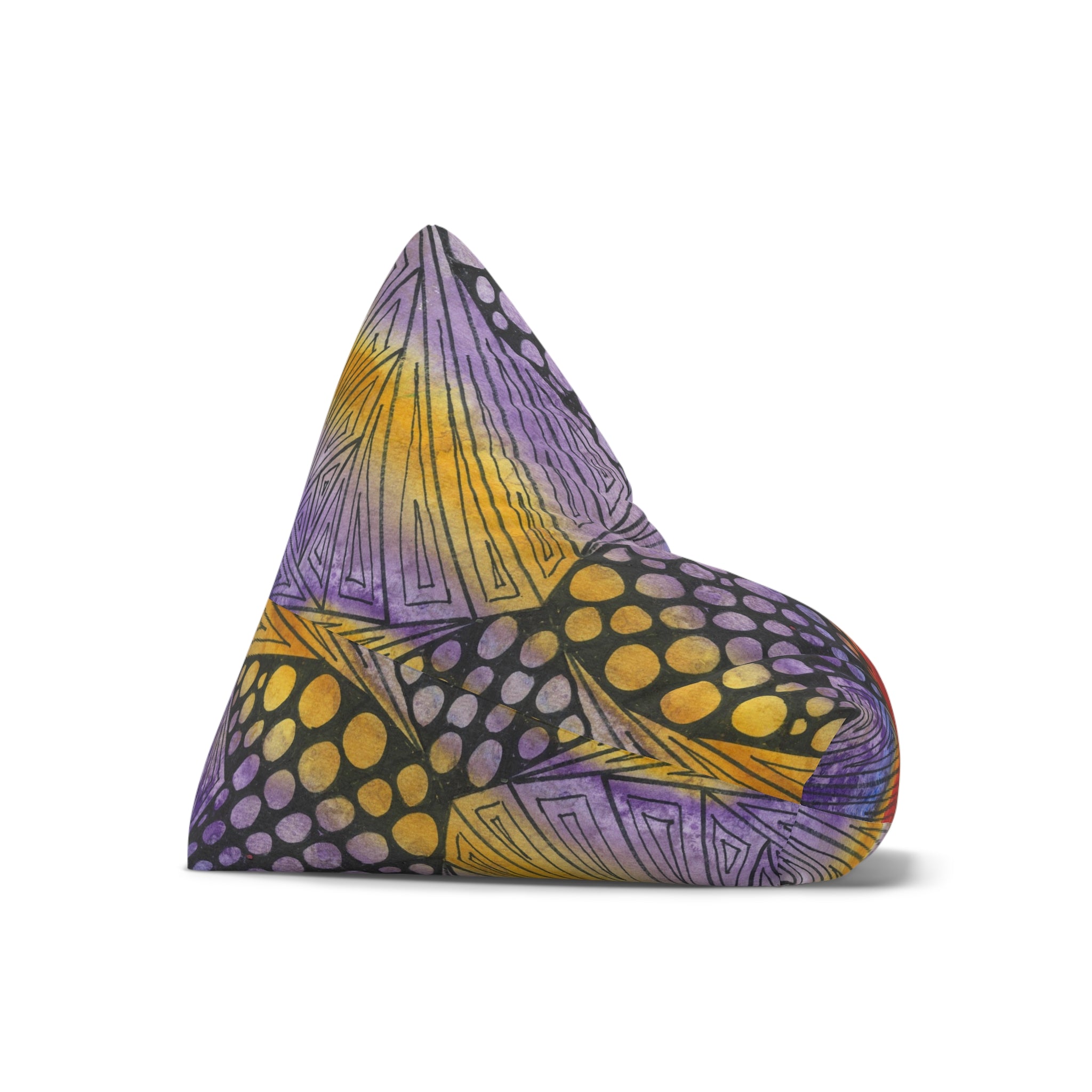 Bean Bag Chair Covers For Indoor & Outdoor - 2 Sizes - Exciting Abstract Design #82 Fighting Delusions