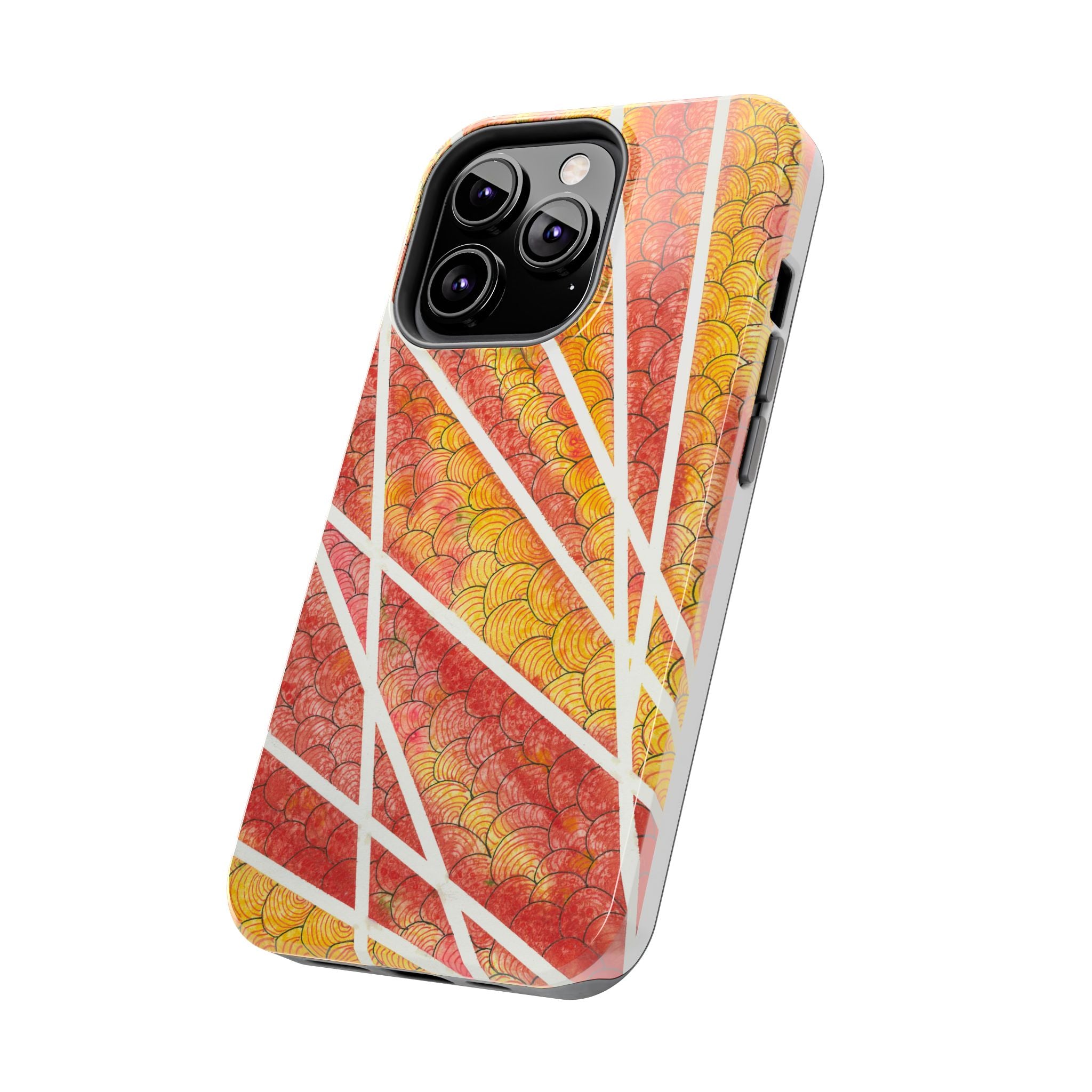 Tough Phone Case - All iPhones and Samsung Galaxys - Exciting Abstract Design #67 Max Mimosa