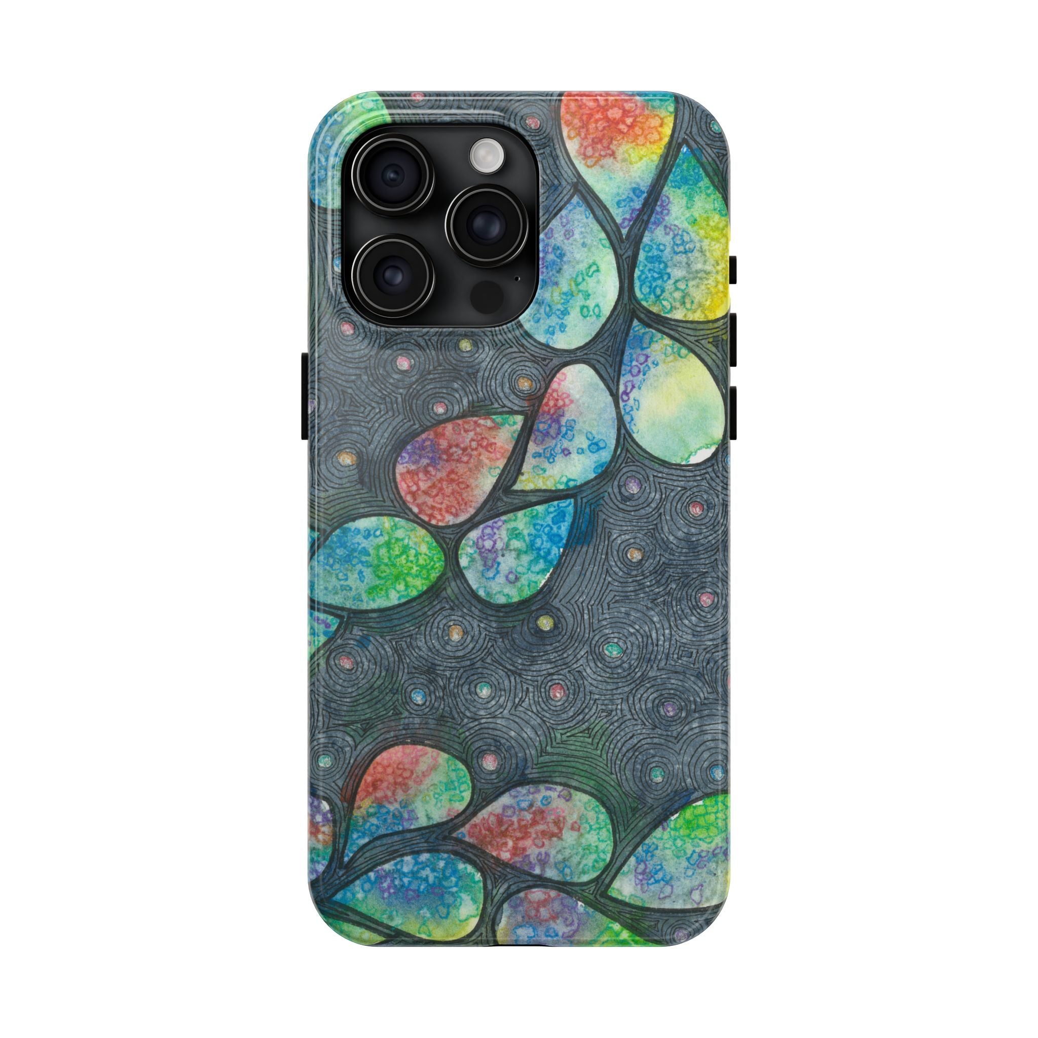 Tough Phone Case - All iPhones and Samsung Galaxys - Exciting Abstract Design #30 Give Us A Minute