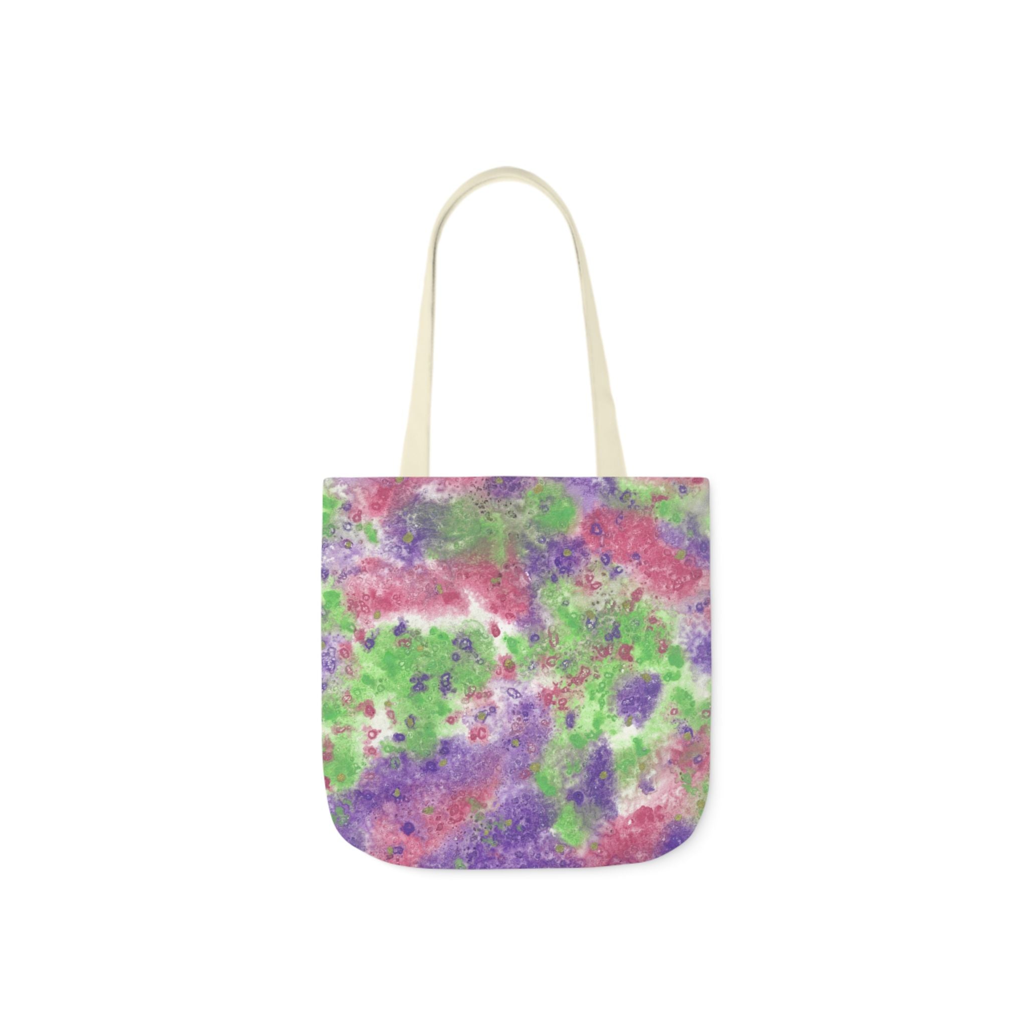Canvas Tote Bags, Colourful Abstract Designs, 5-Color Straps, 3 Sizes.  For Family and friends or a Special Gift #100 Immortal Being