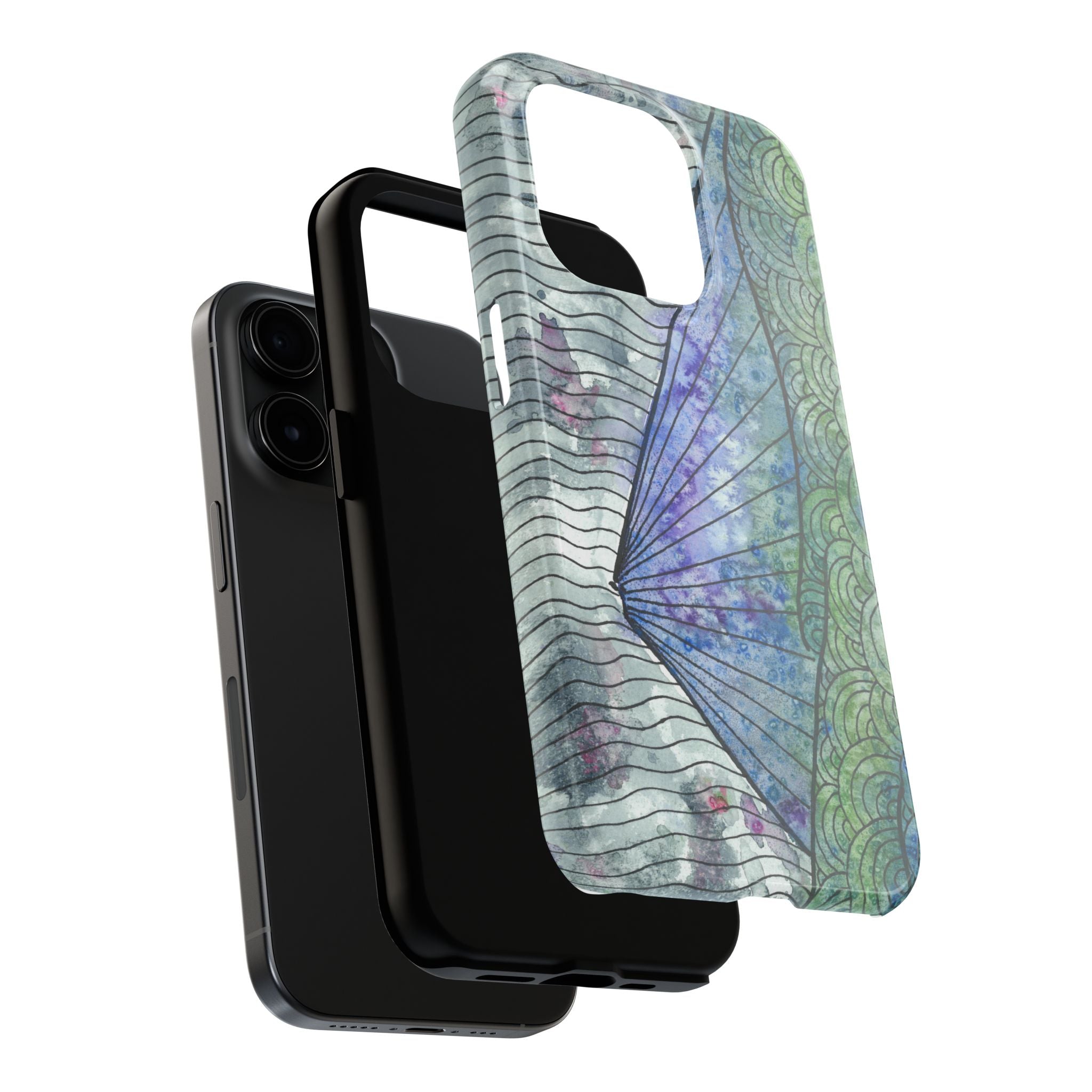 Tough Phone Case - All iPhones and Samsung Galaxys - Exciting Abstract Design #90 Rtanj Pyramid - Serbia