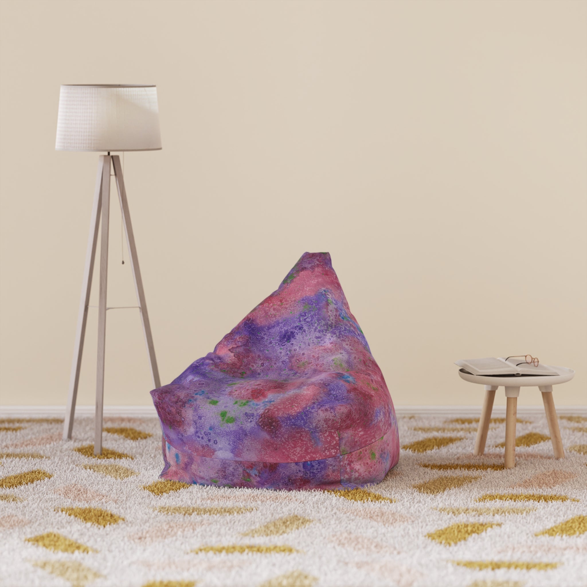 Bean Bag Chair Covers For Indoor & Outdoor - 2 Sizes - Exciting Abstract Design #62 Resolutions