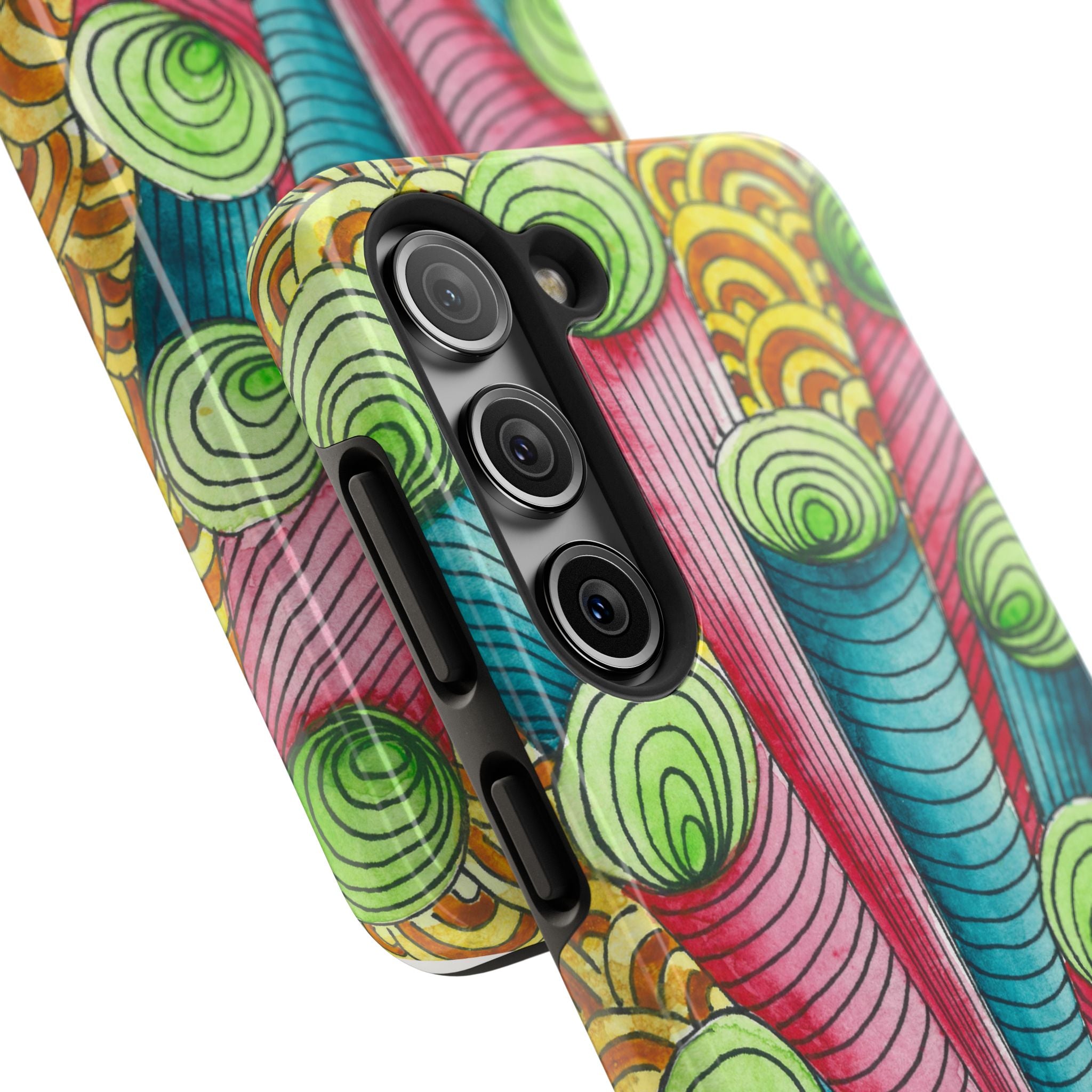 Tough Phone Case - All iPhones and Samsung Galaxys - Exciting Abstract Design #93 On A Mission