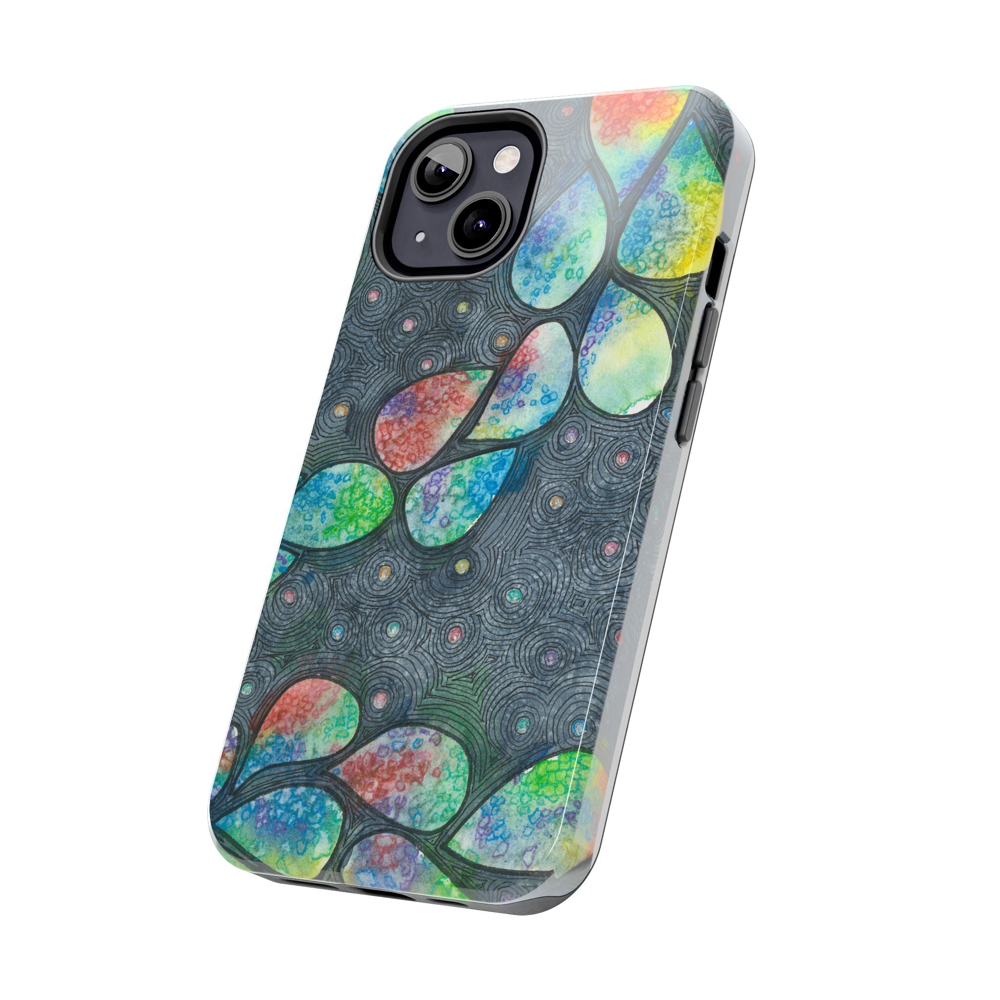 Tough Phone Case - All iPhones and Samsung Galaxys - Exciting Abstract Design #30 Give Us A Minute