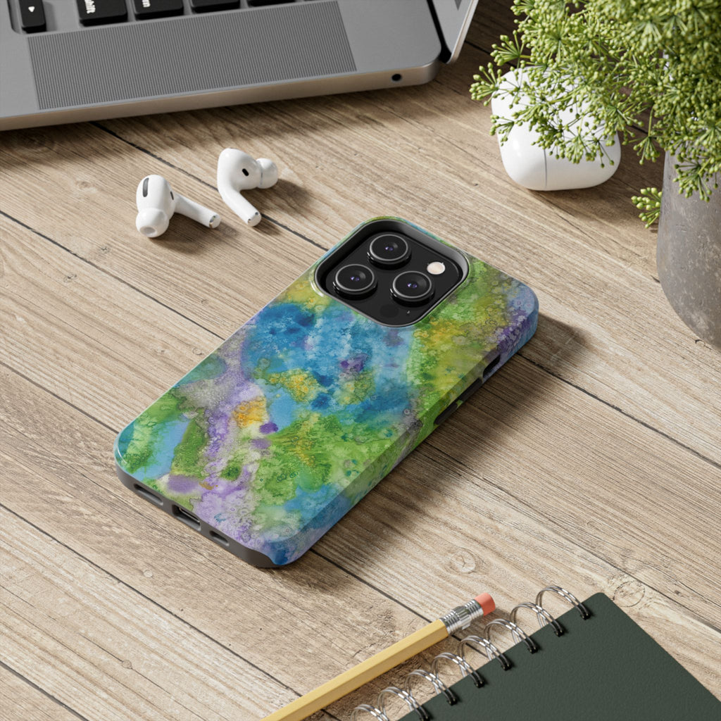 Tough Phone Case - All iPhones and Samsung Galaxys - Exciting Abstract Design #60 Happy Holidays