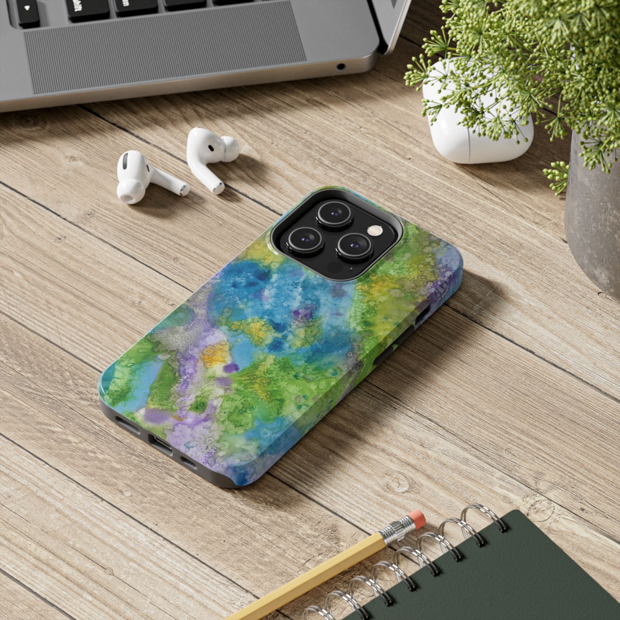 Tough Phone Case - All iPhones and Samsung Galaxys - Exciting Abstract Design #60 Happy Holidays