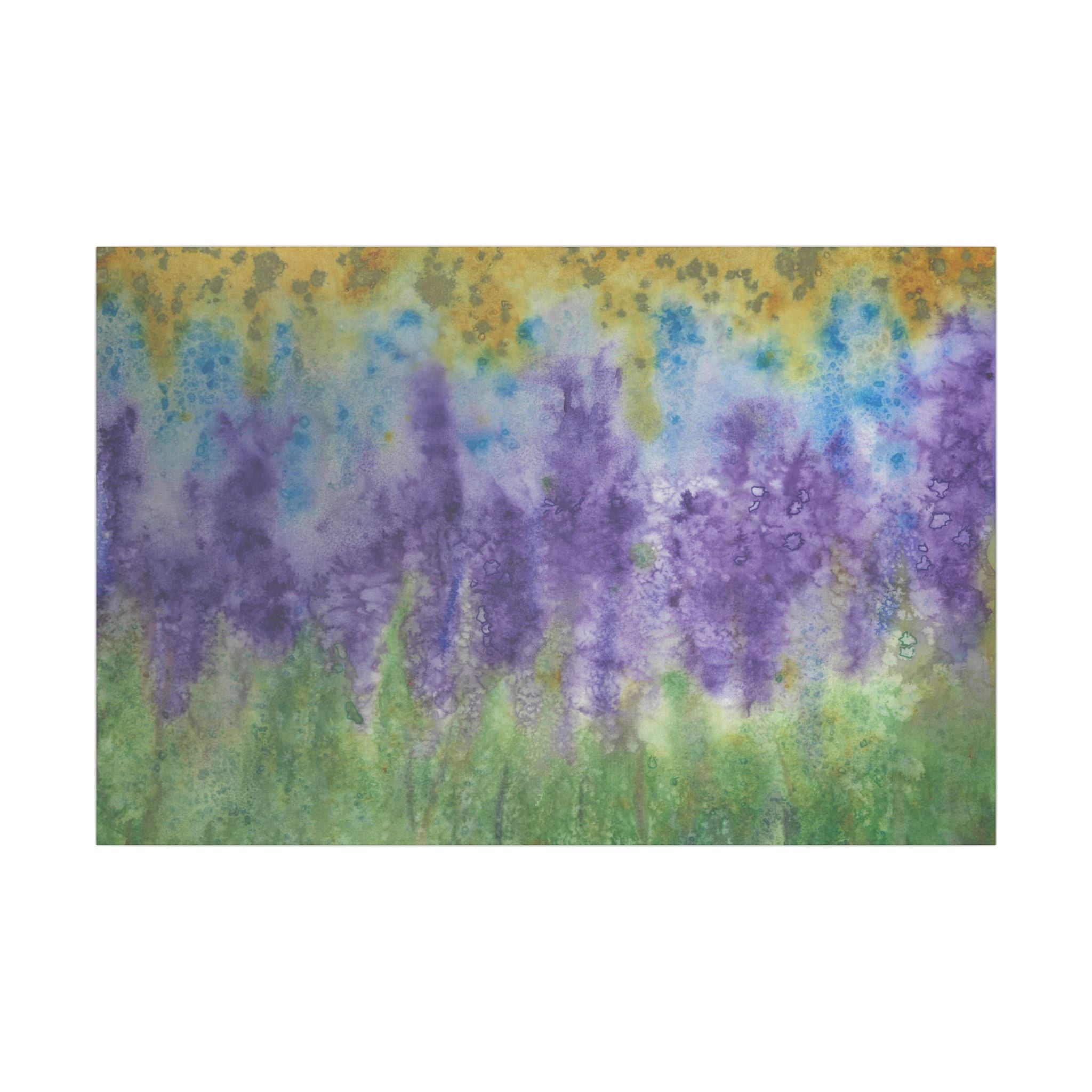 Large Colourful Wall Art, Canvas Prints, For Office, Bedroom or Living Room, or Special Gift #74 Lavender Fields