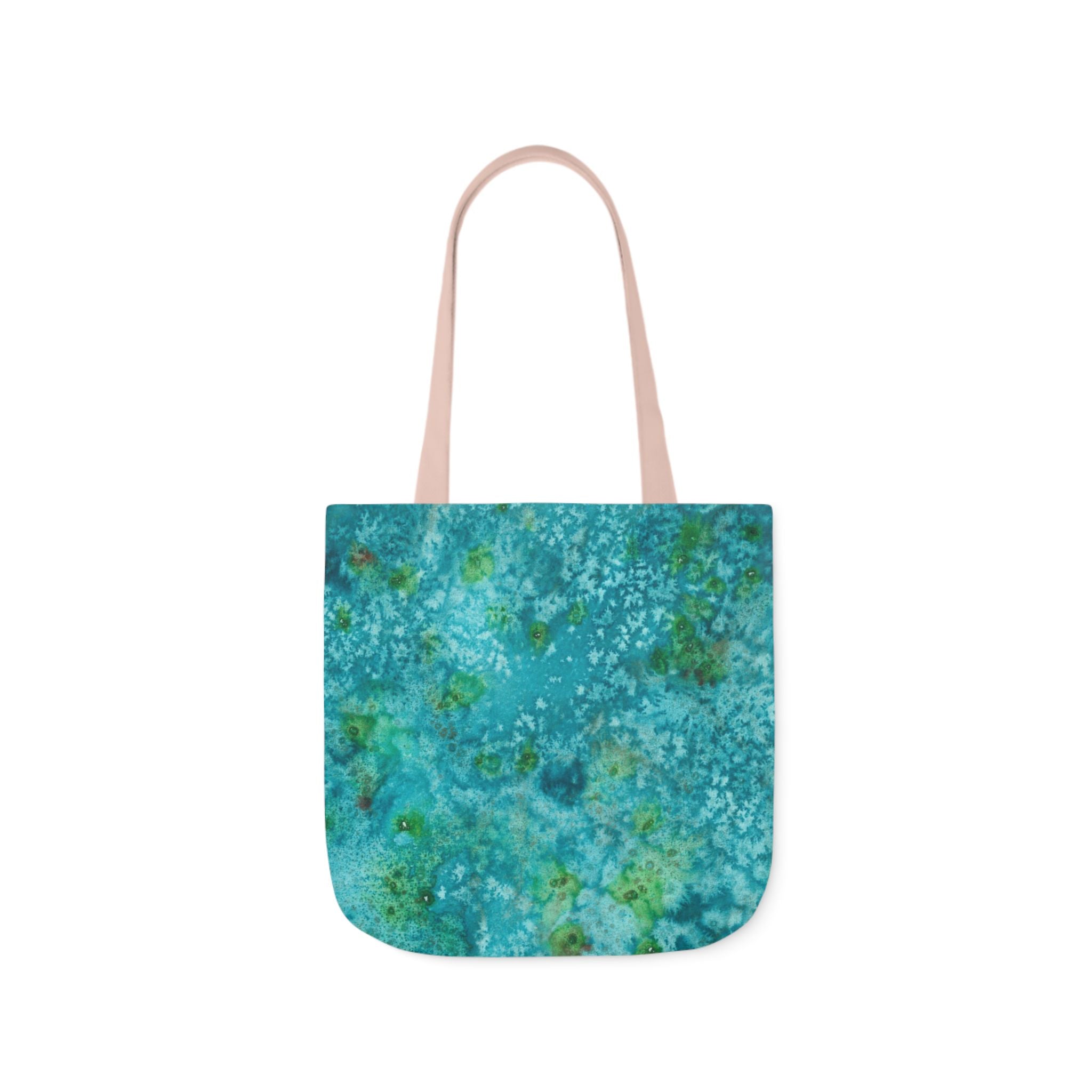 Canvas Tote Bags, Colourful Abstract Designs, 5-Color Straps, 3 Sizes.  For Family and friends or a Special Gift #83 Who Am I Today