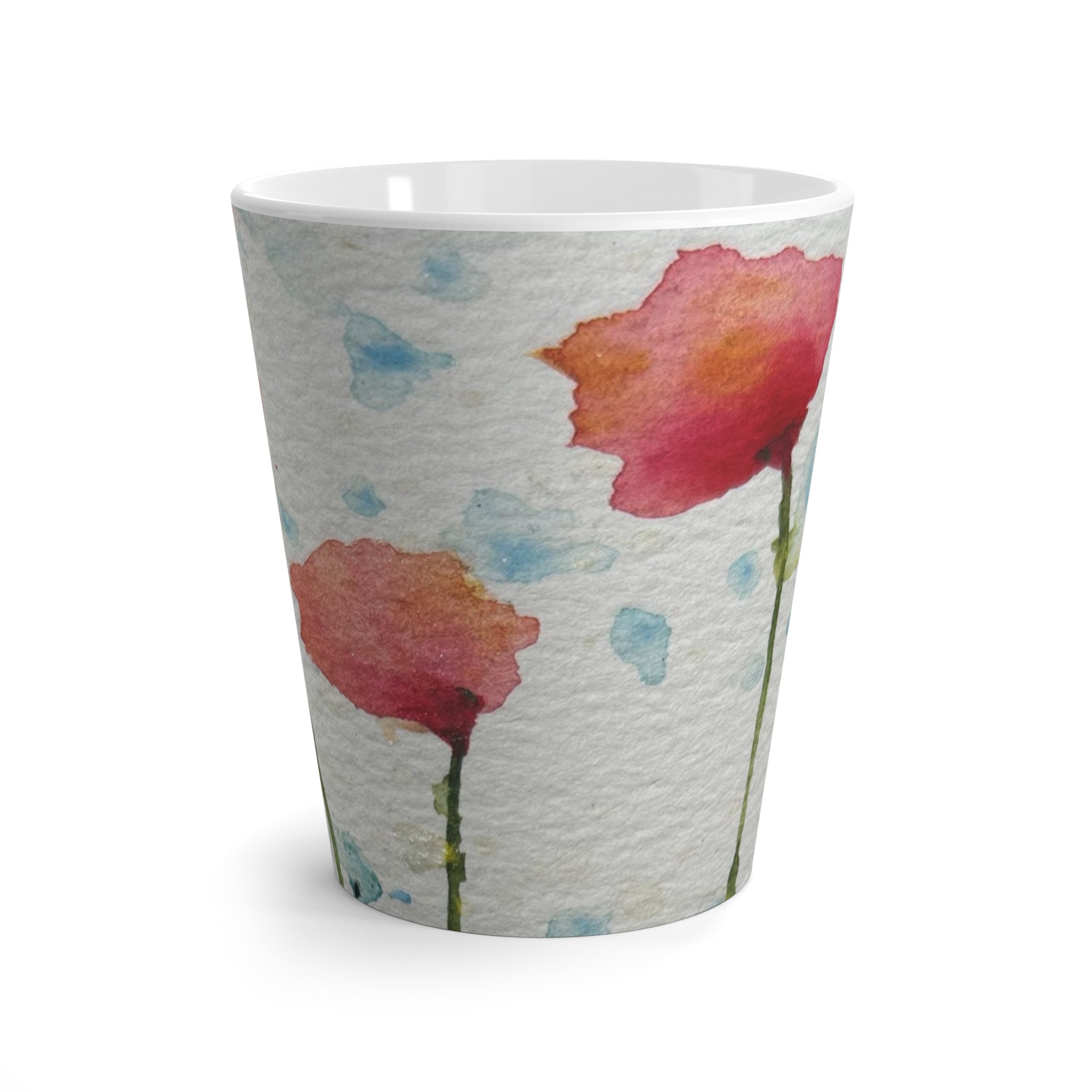 Coffee Mugs and Cups. Colourful Abstract Designs. Perfect for Home, Office or Special Gift #94 Poppies Galore