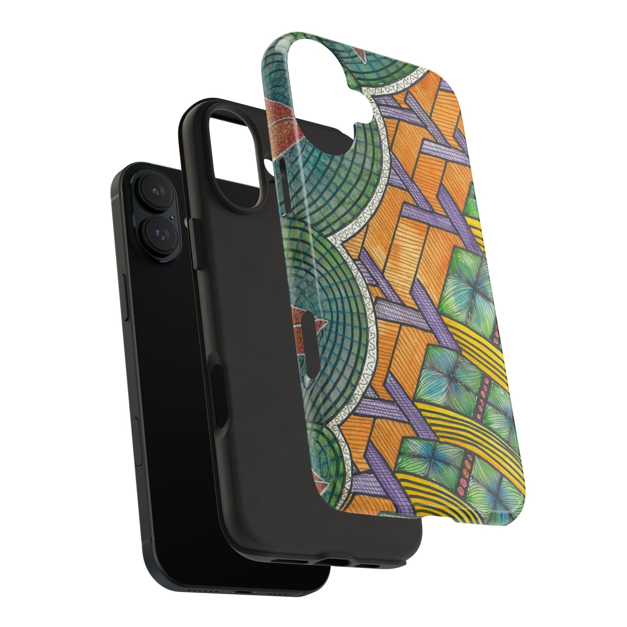 Tough Phone Case - All iPhones and Samsung Galaxys - Exciting Abstract Design #31 T'Eye Land