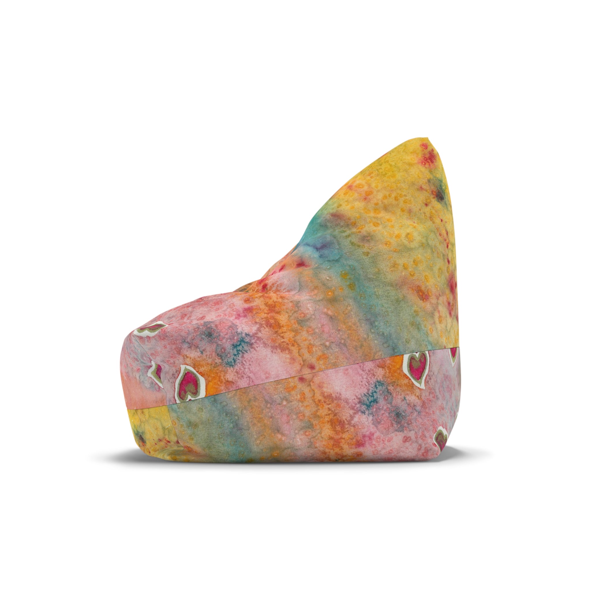 Bean Bag Chair Covers For Indoor & Outdoor - 2 Sizes - Exciting Abstract Design #96 Love, Friendship, integrity