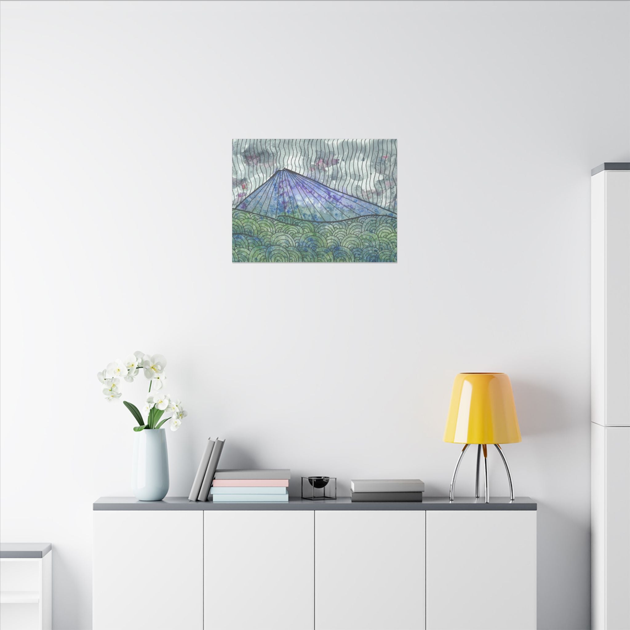 Large Colourful Wall Art, Canvas Prints, For Office, Bedroom or Living Room, or Special Gift #90 Rtanj Pyramid - Serbia
