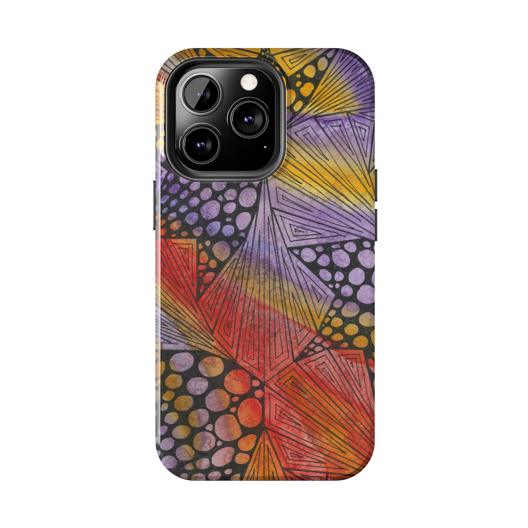Tough Phone Case - All iPhones and Samsung Galaxys - Exciting Abstract Design #82 Fighting Delusions