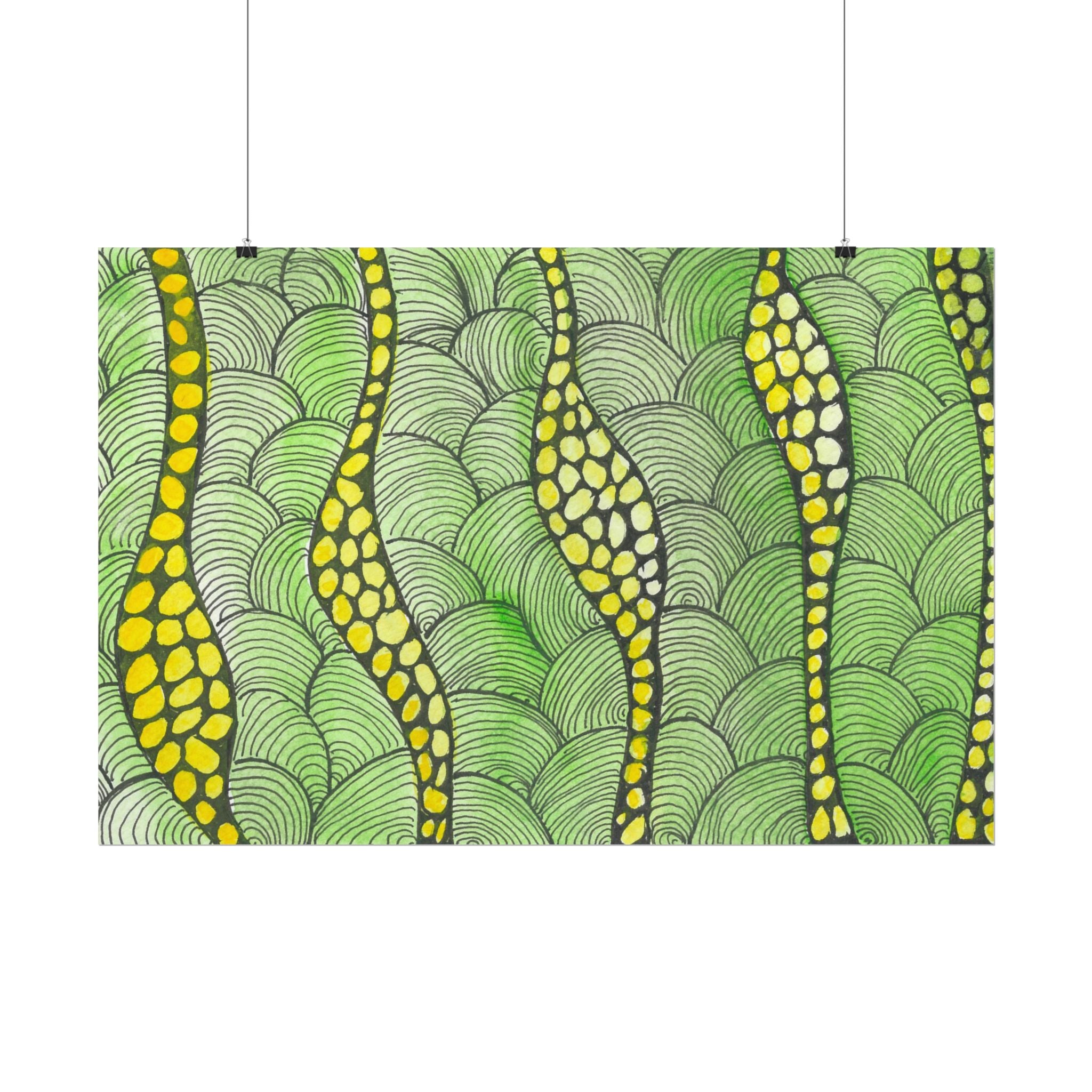 Large Colourful Wall Art, Posters & Prints, For Office, Bedroom or Living Room, or Special Gift #13 Watcha Thinking